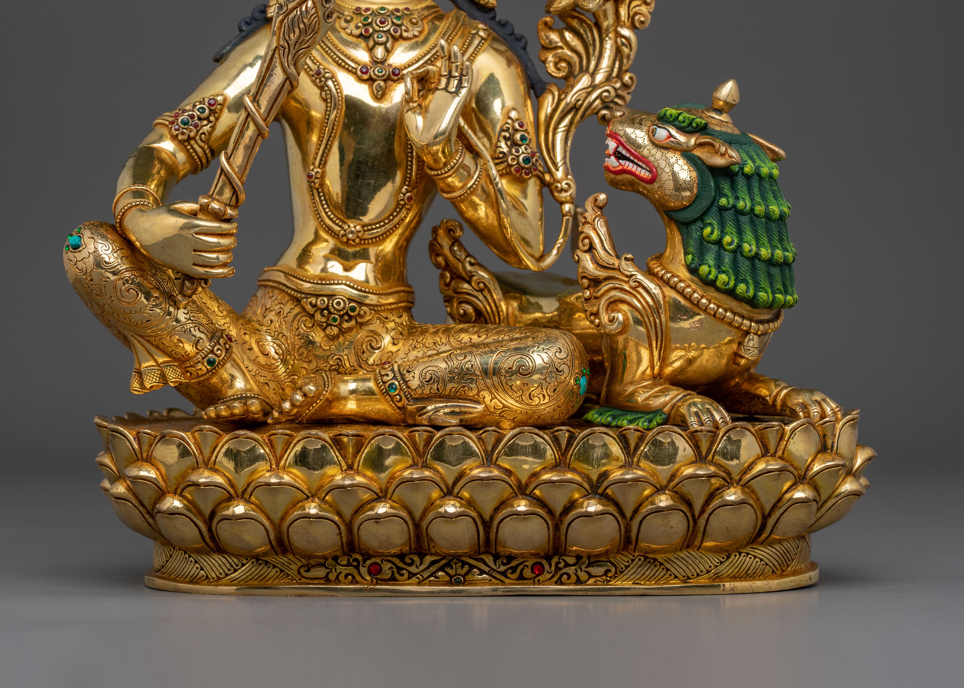 Tikshna Manjushri Spiritual Statue | Buddhist Wisdom Deity Figurine