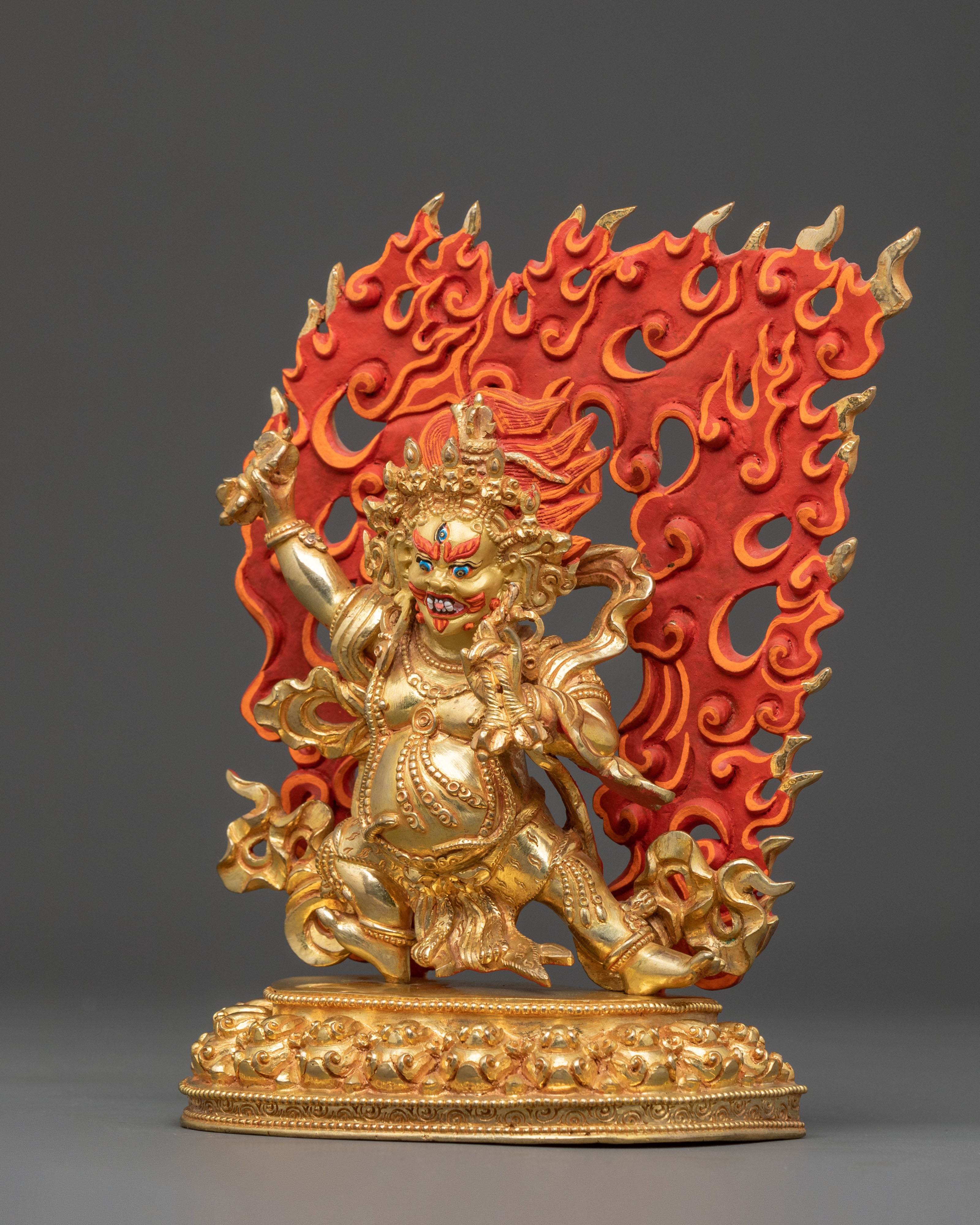 Vajrapani Deity Statue | Spiritual Protection & Meditation Deco