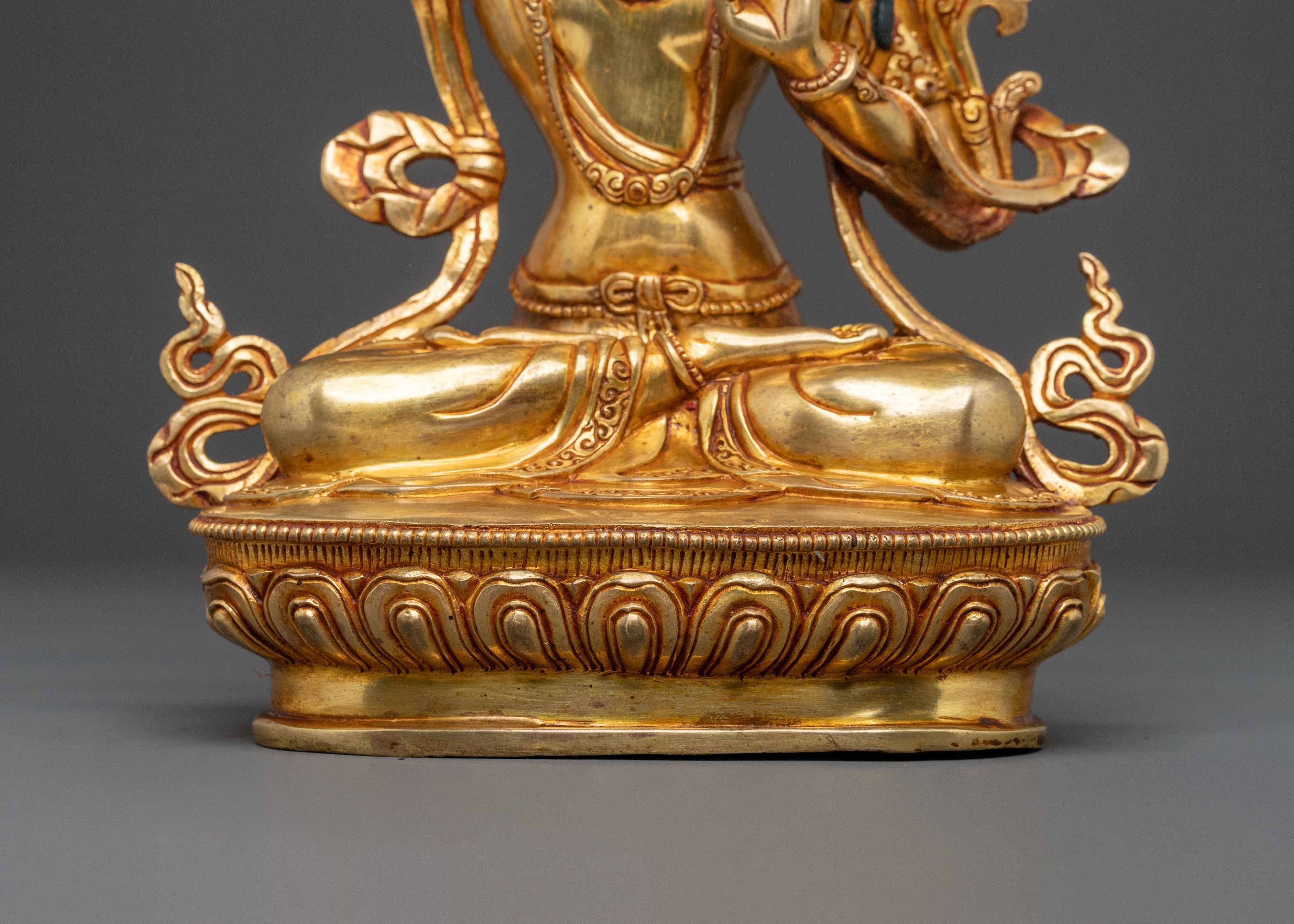 Manjushri Statue: Embodiment of Wisdom