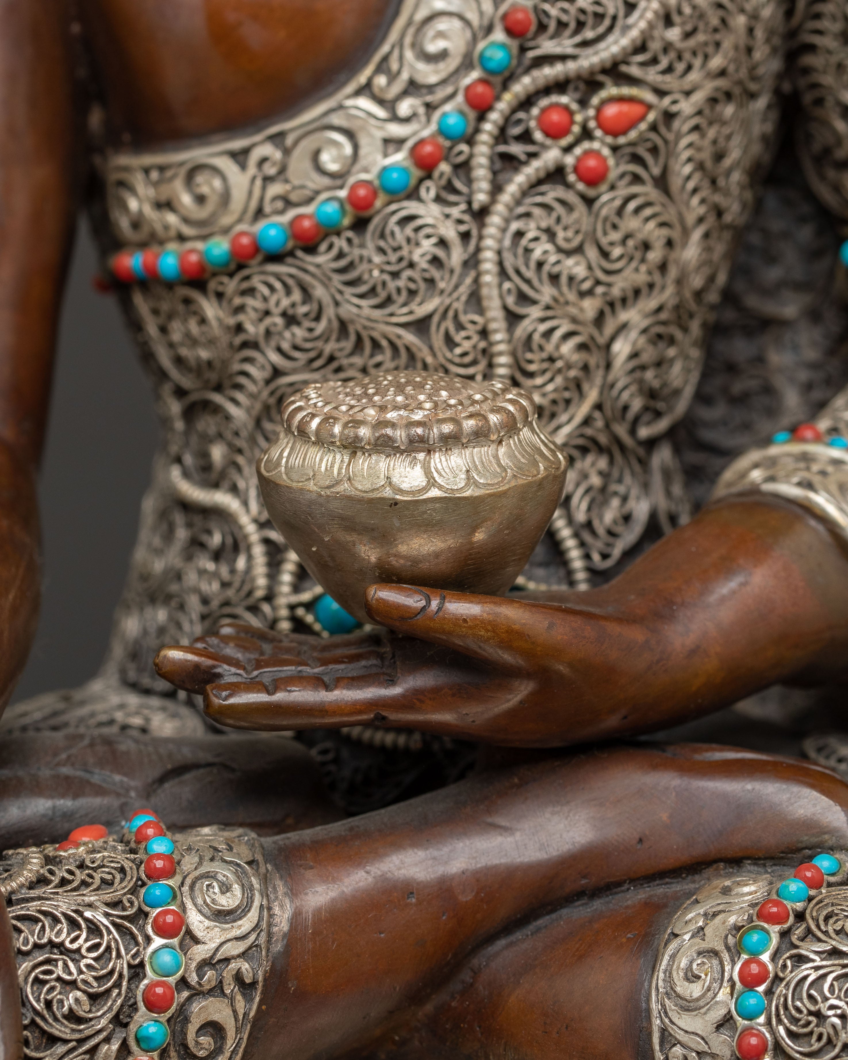 Himalayan Copper Statue of Buddha Shakyamuni | The Enlightened One