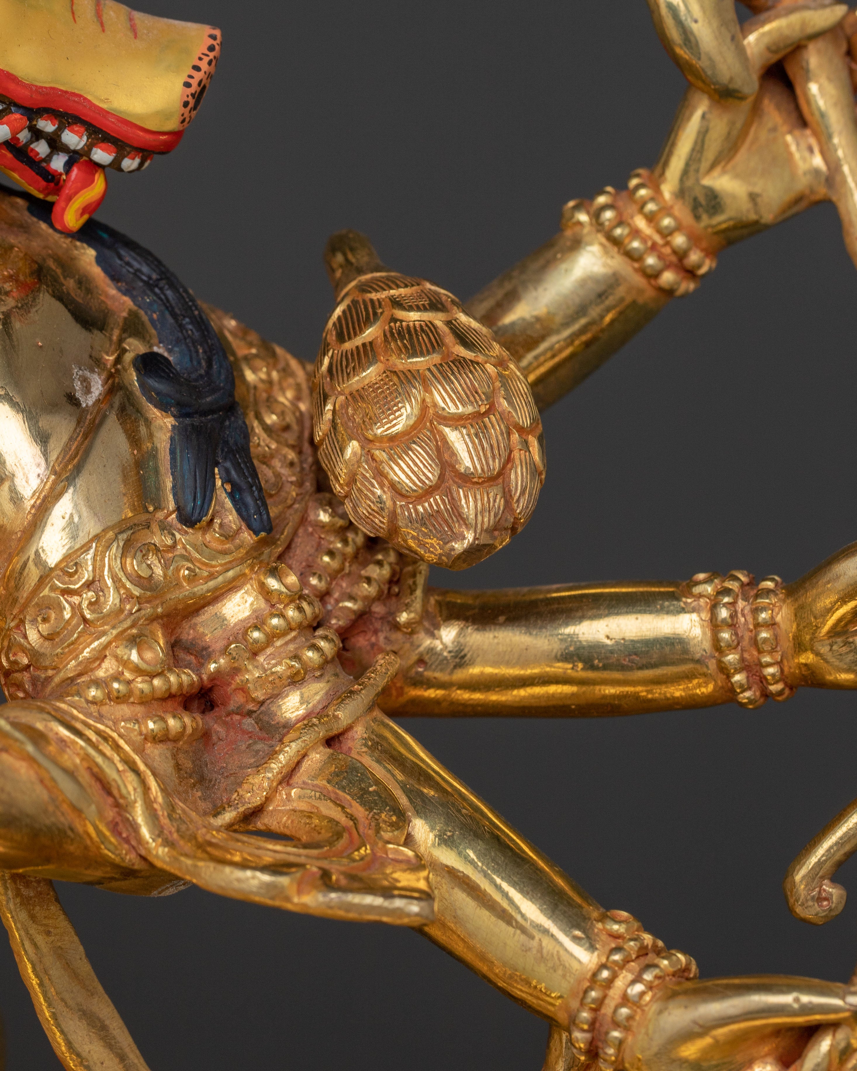 Marici Gold Gilded Sacred Statue - Radiant Protector Art