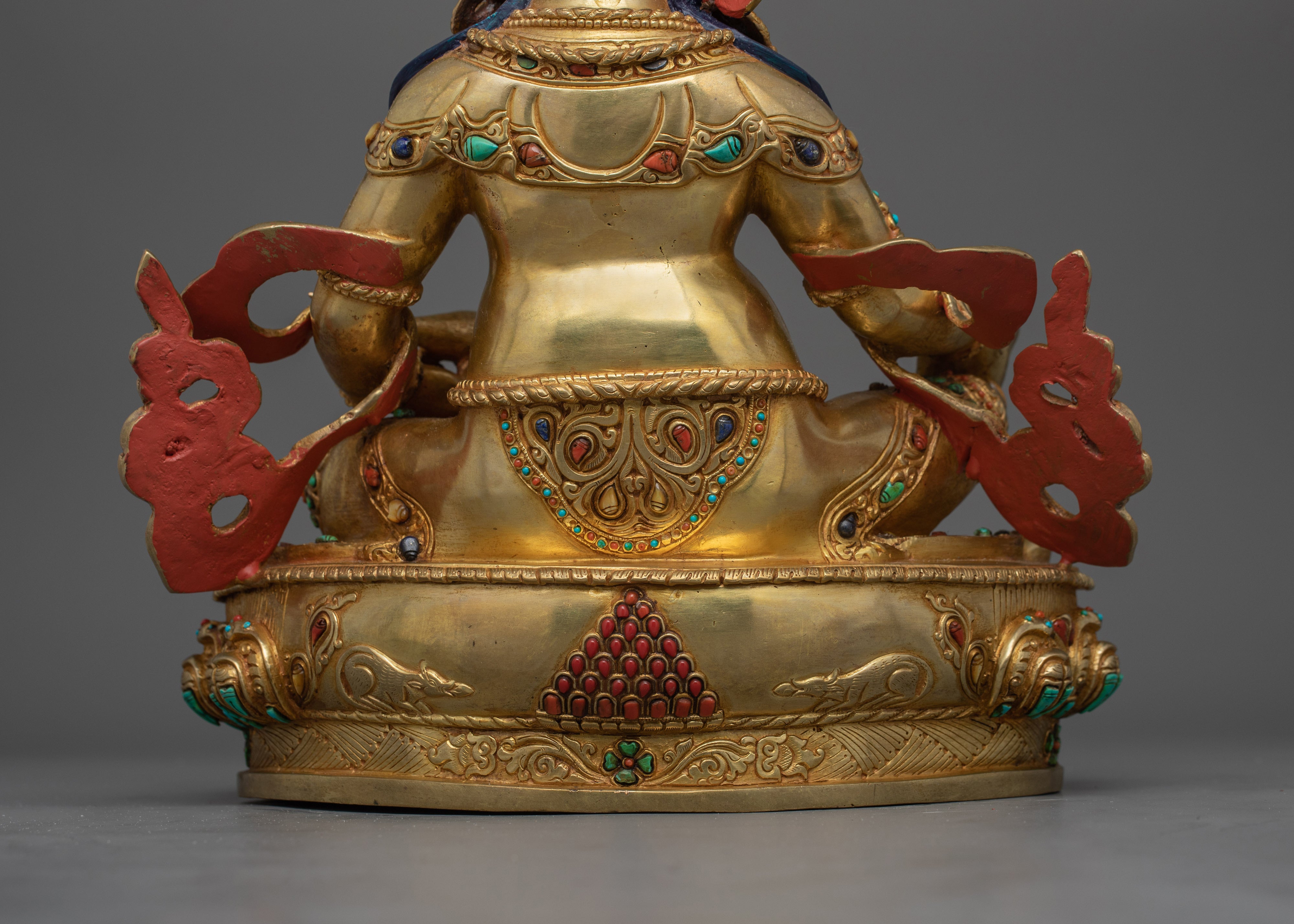 Sacred Buddhist Wealth Deity Dzambhala Statue | Symbol of Prosperity and Abundance