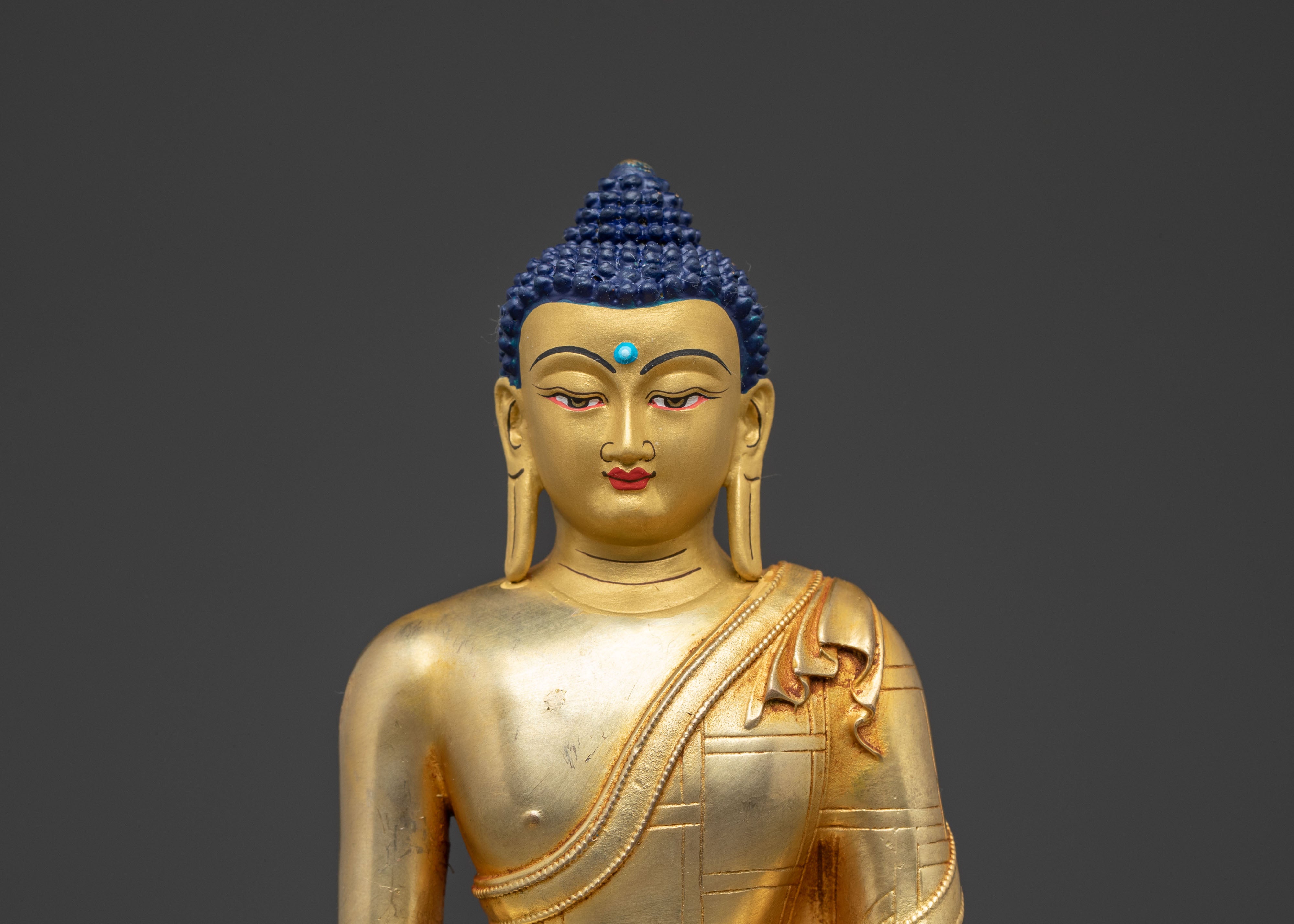 Golden Statue of Pure Land Buddha Amitabha | Ruler of the Pure Land