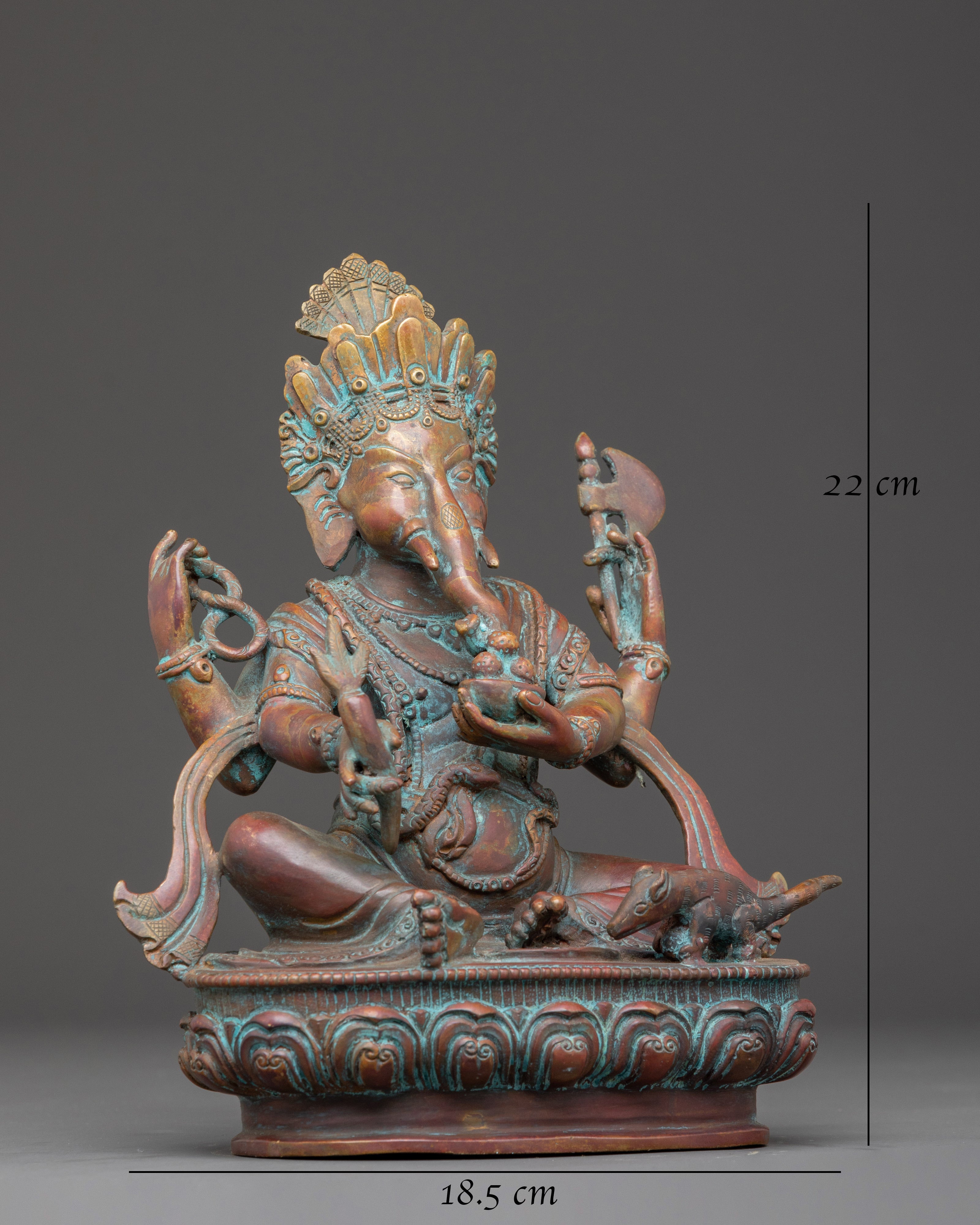 Handmade Statue of Lord Ganesha | Elephant Headed Deity