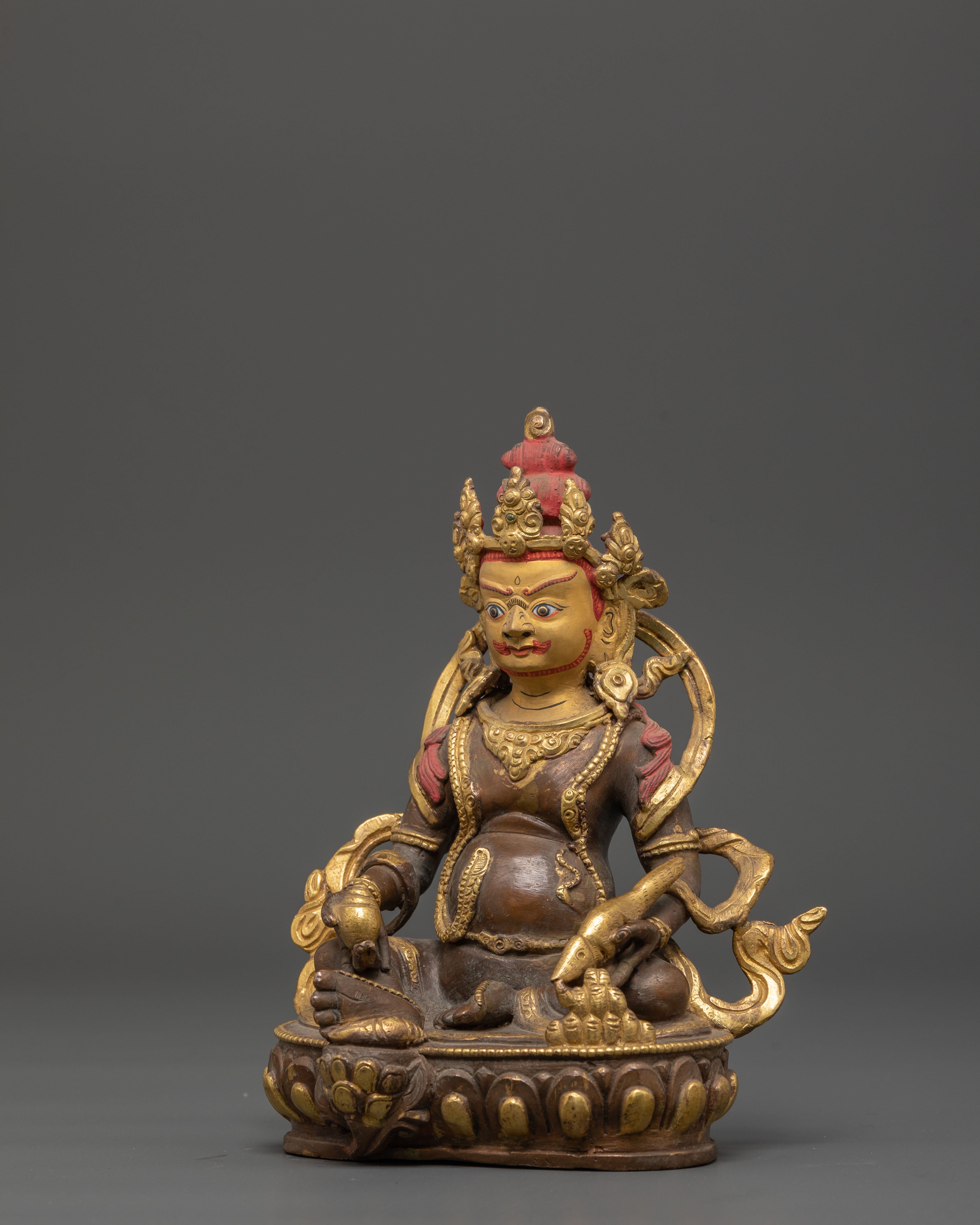 Sculpture of Abundance Icon Lord Dzambhala | Protector of Wealth