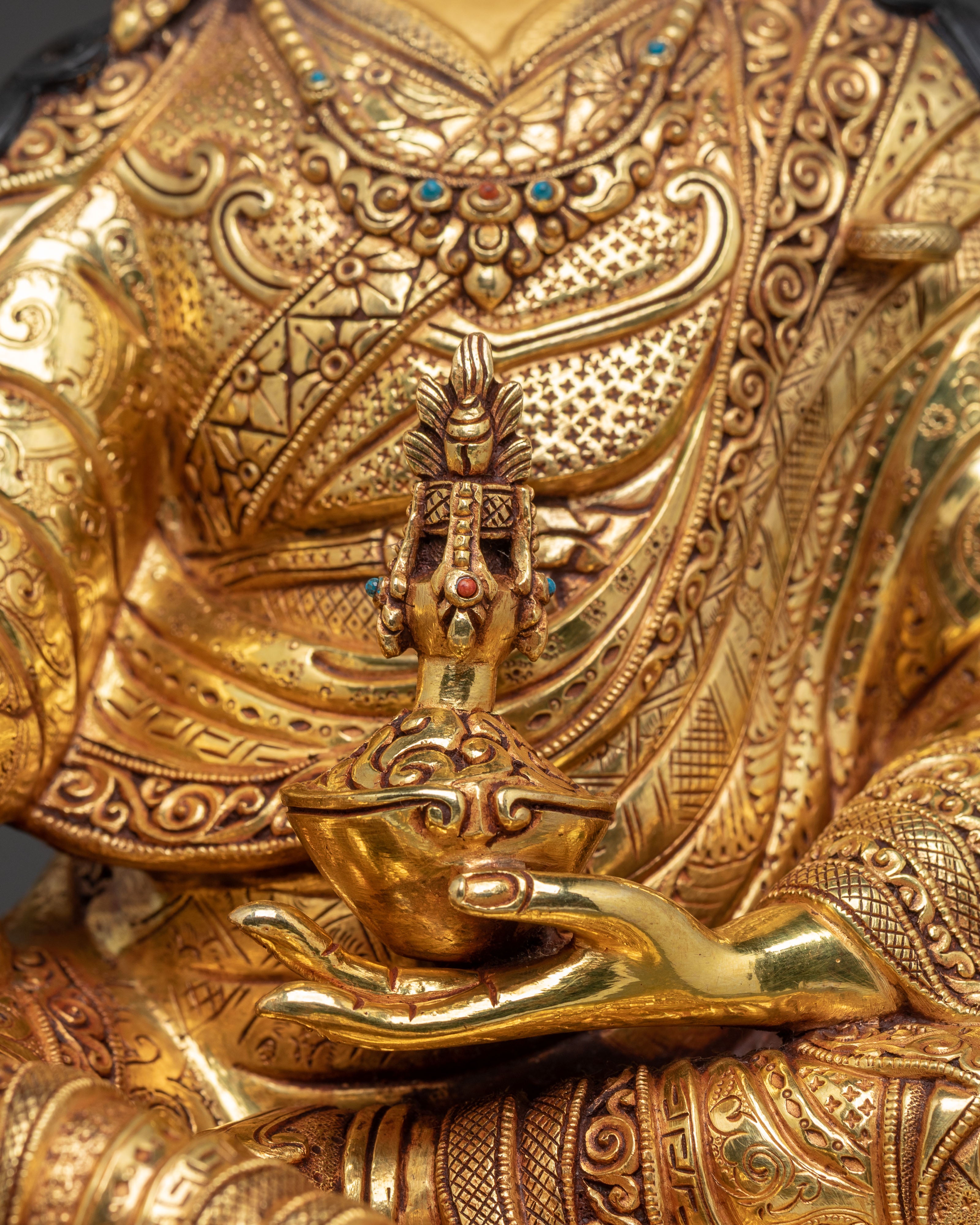 Sacred Statue of Guru Padmasambhava | Founder of Tibetan Buddhism