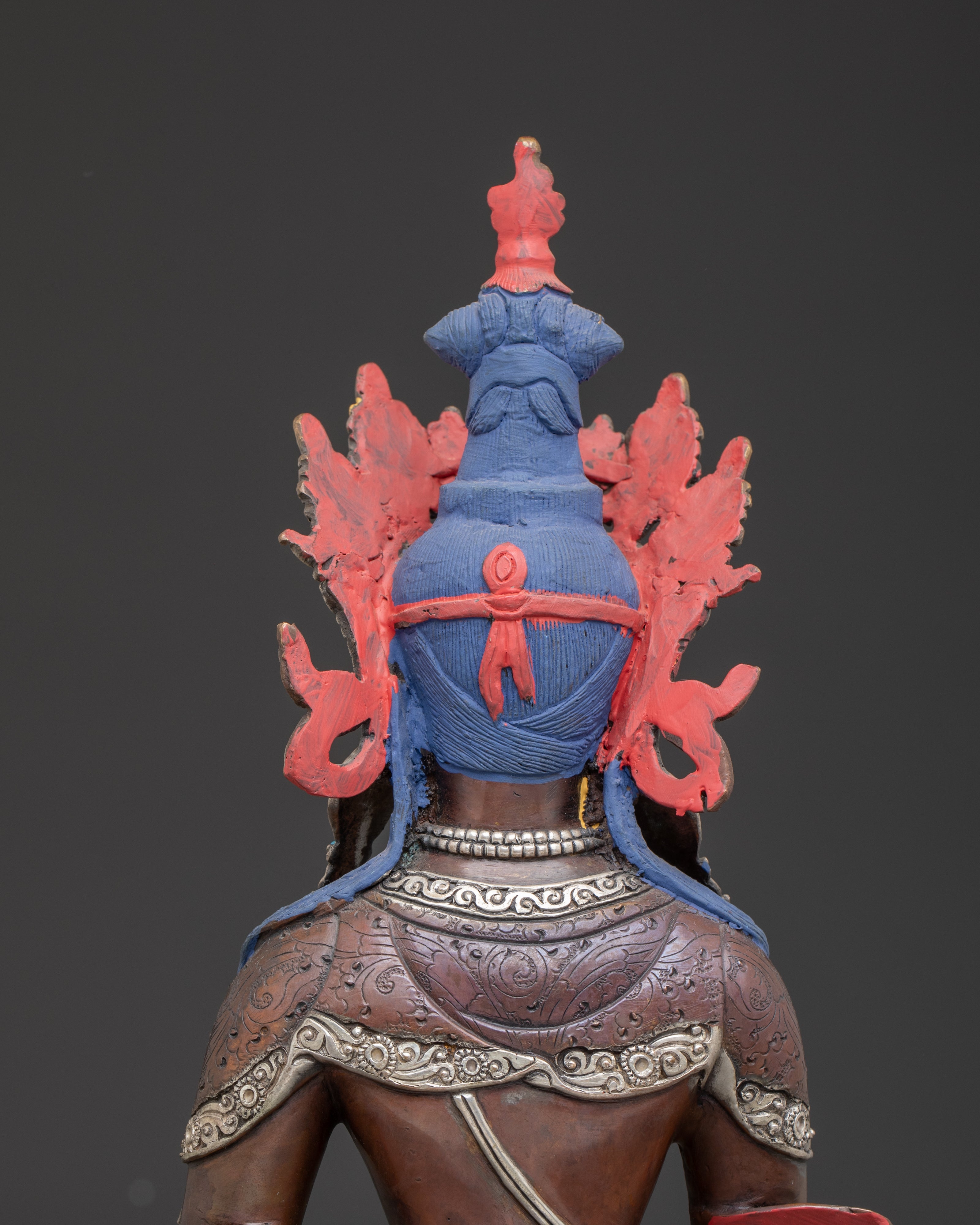 Handmade Vajrayana Deity Mitrupa Statue | The Immovable Buddha