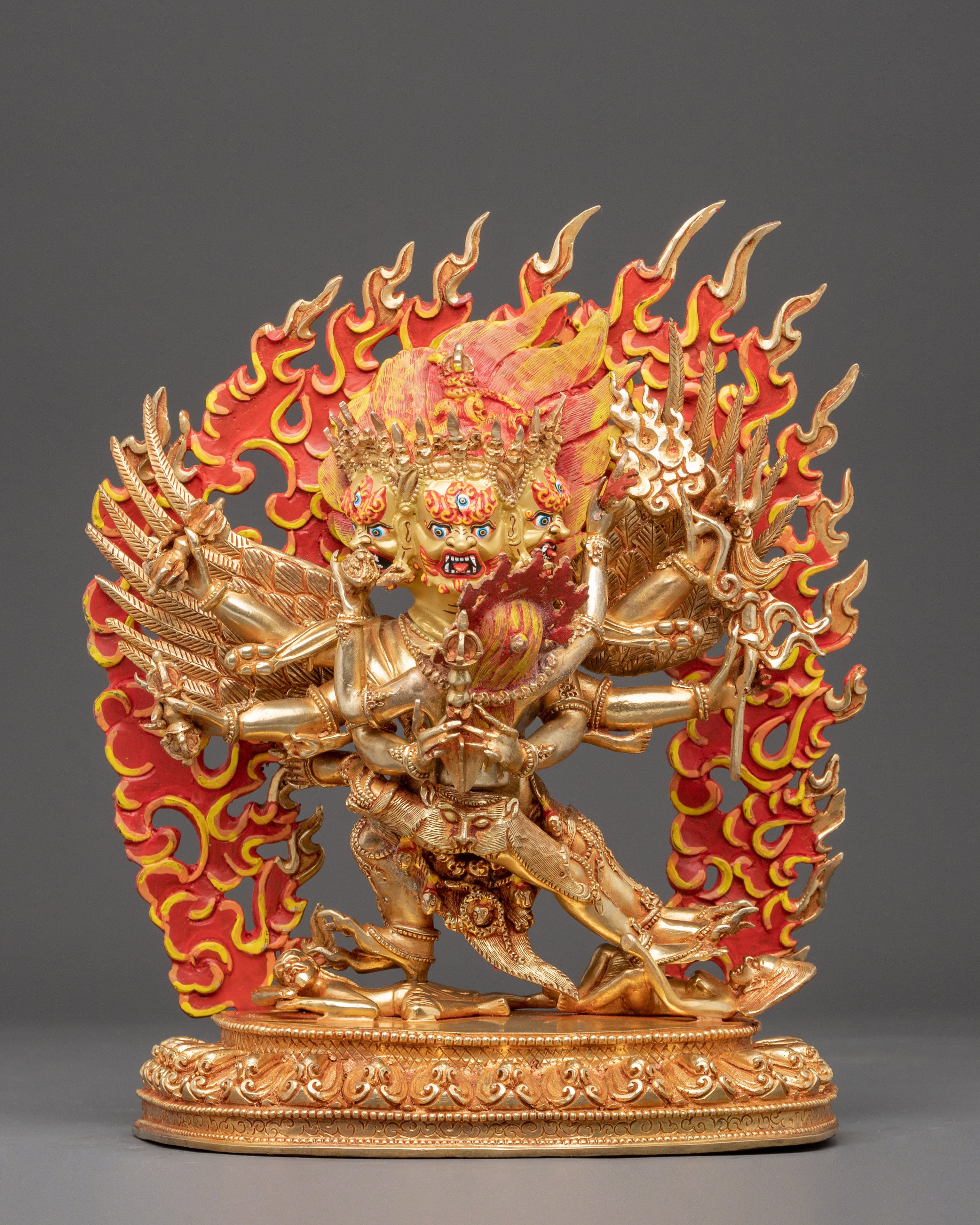 Wrathful Vajrakilaya Statue: Transmutation of Negativity