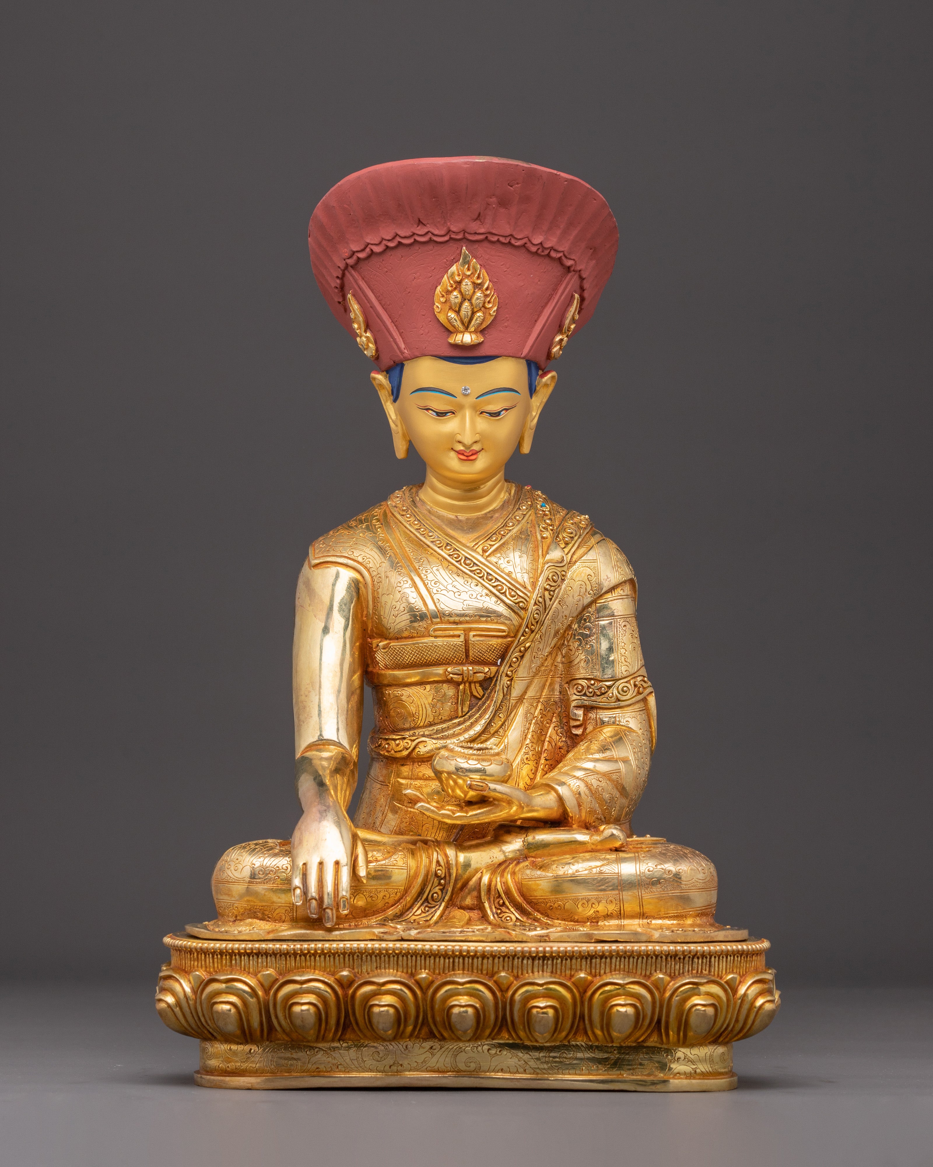 Jigten Sumgon Statue: Revered Buddhist Master