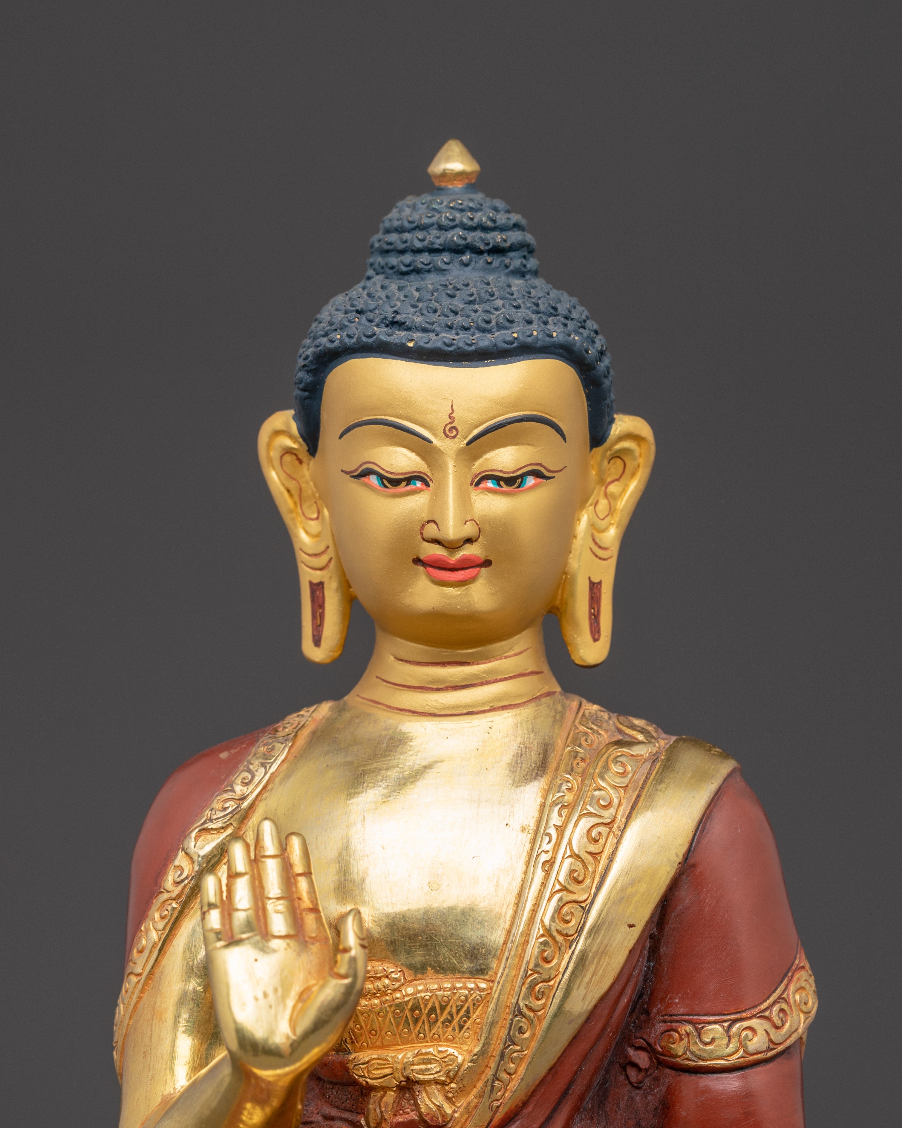 Handmade Amoghasiddhi Artwork | Symbol of Boundless Wisdom