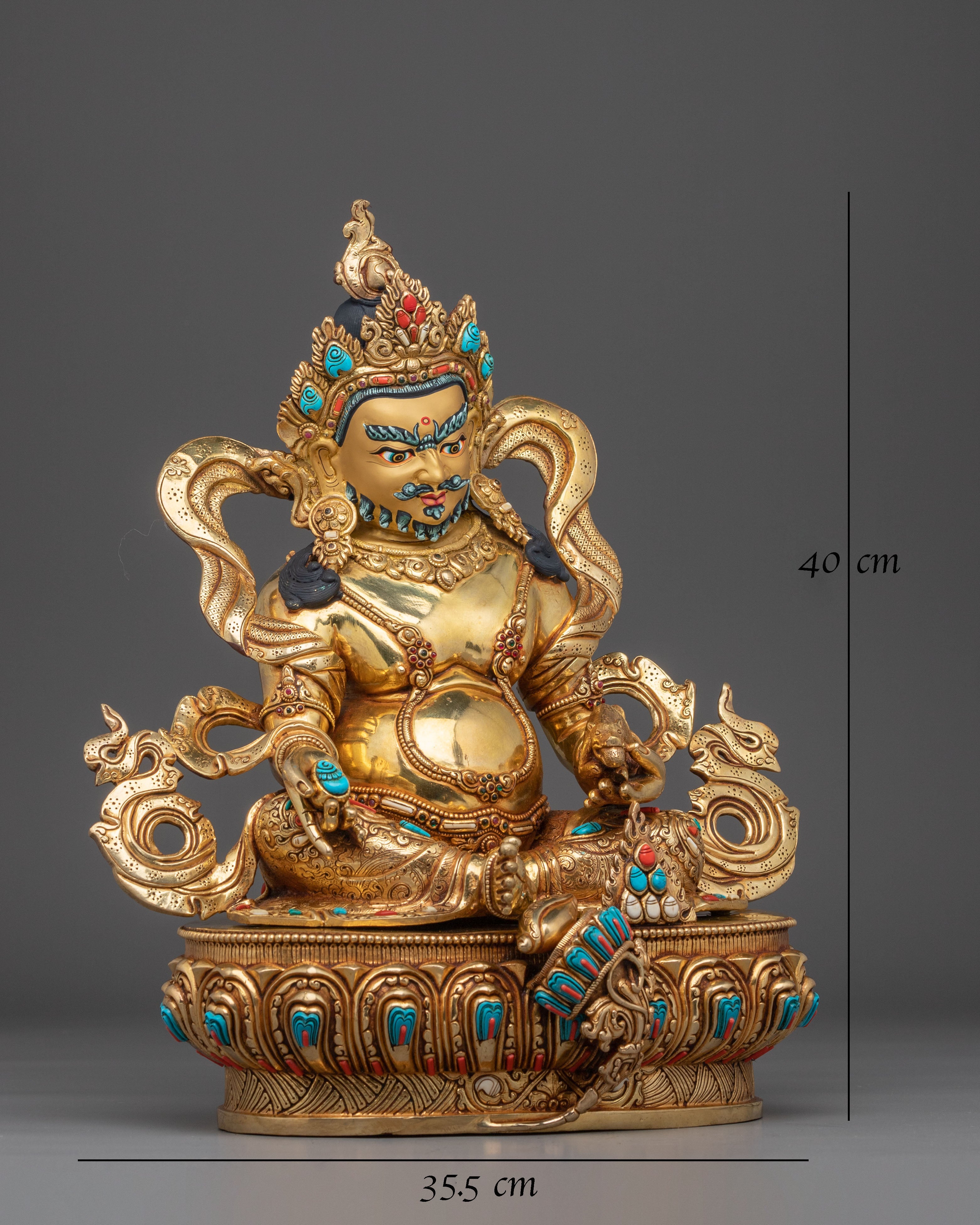Statue of Wealth Icon Dzambhala | Symbol of Abundance