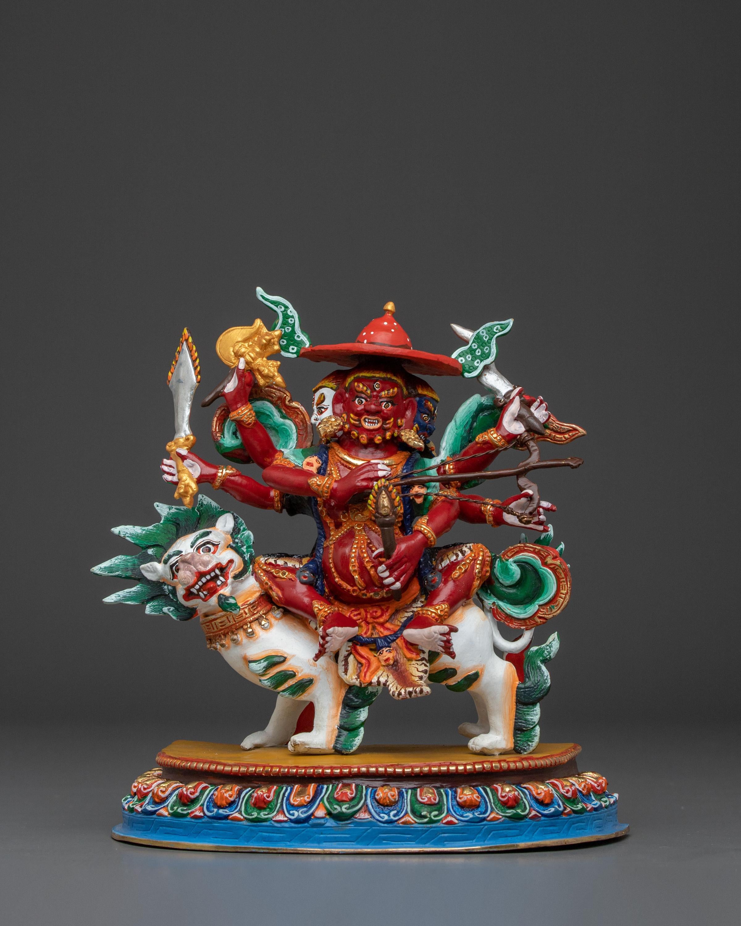 Pehar Gyalpo Figurine | Tibetan Buddhist Protector
