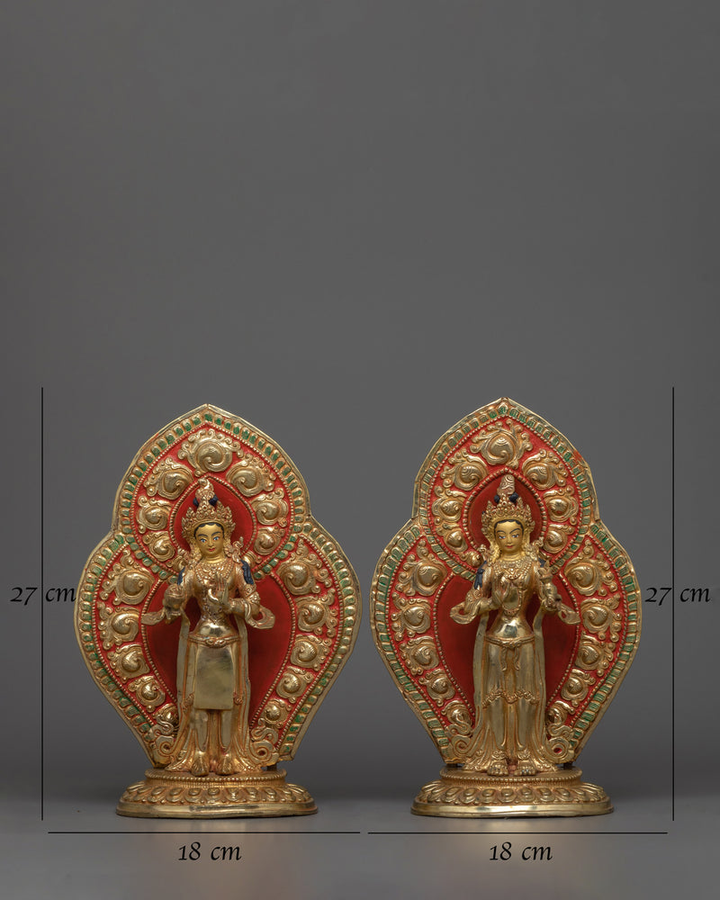 Mandarva and Yeshe Tsogyal Set