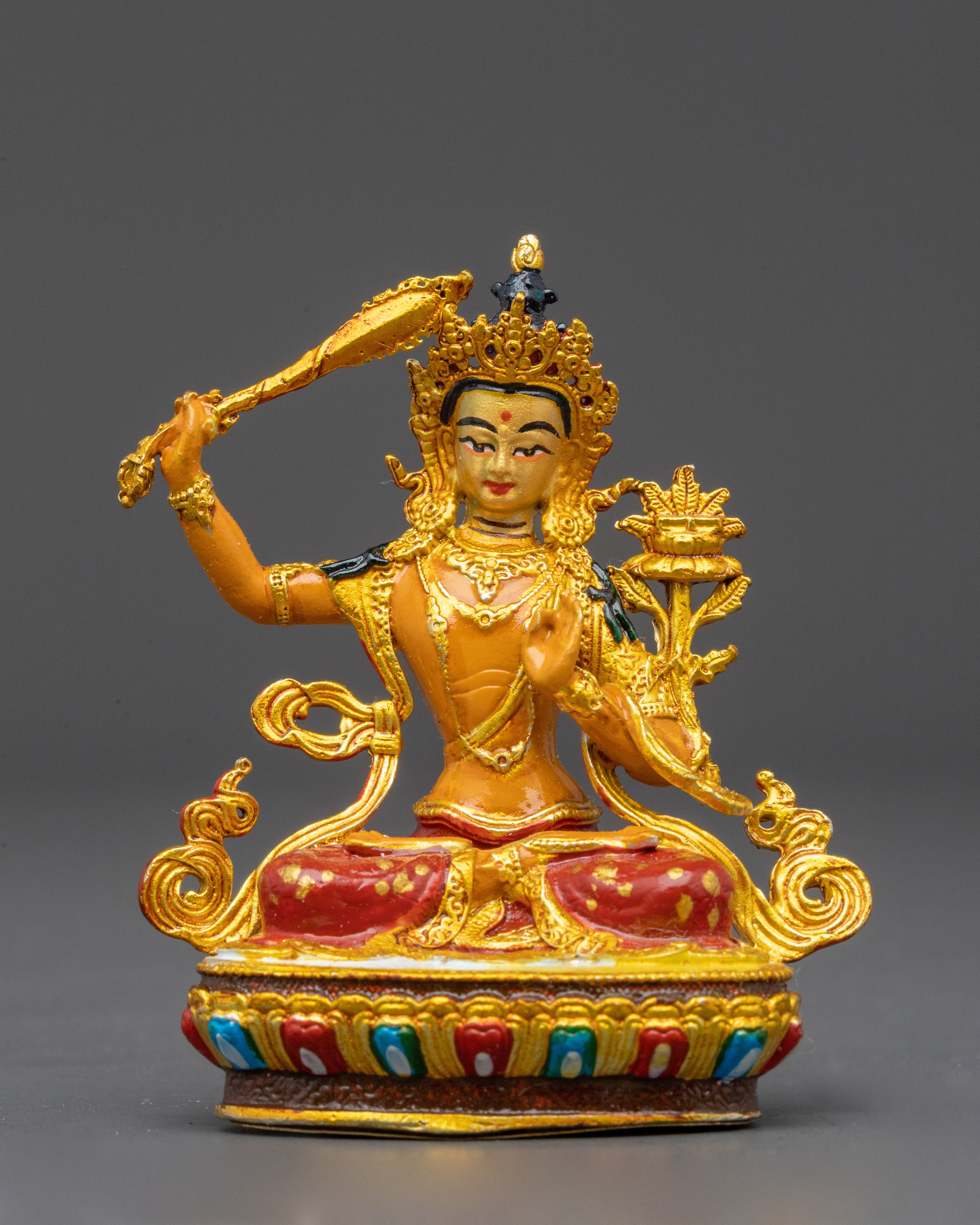 2.6" Manjushri figurine