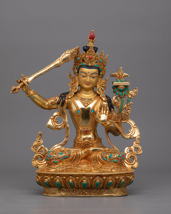 Manjushri Wisdom Deity Figurine