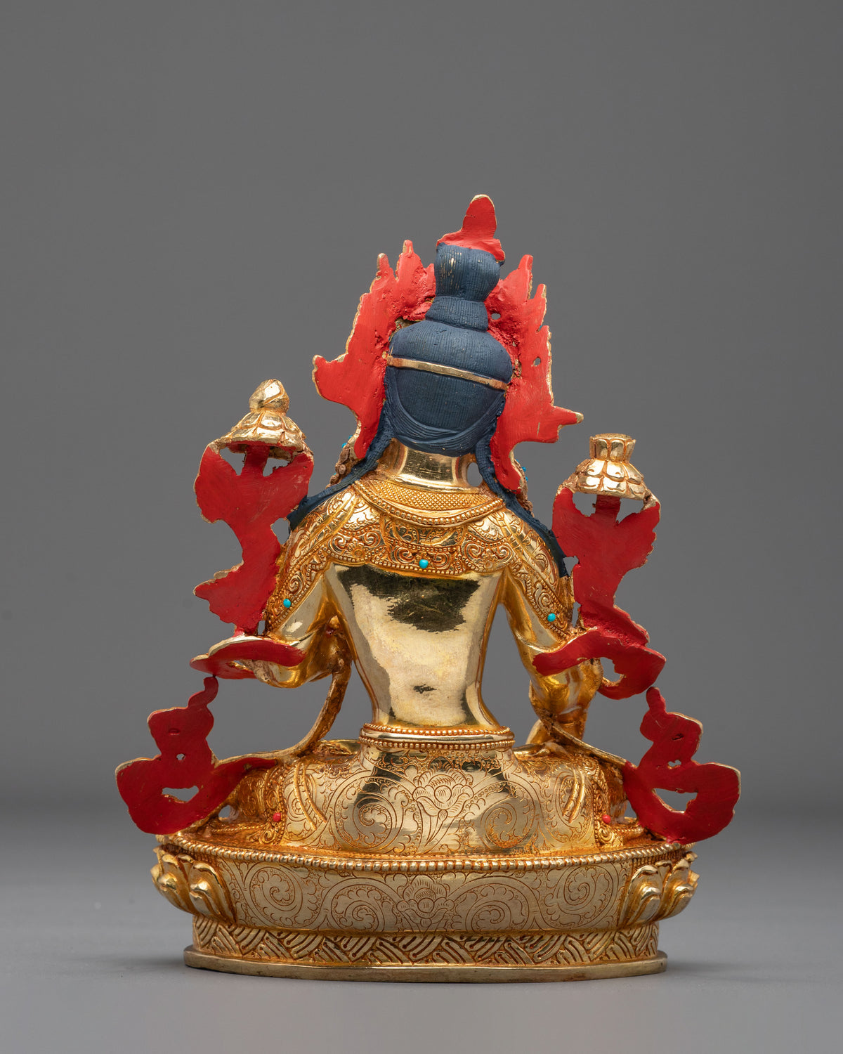 White Tara 24K Gold Coated Sculpture | Altar Decor