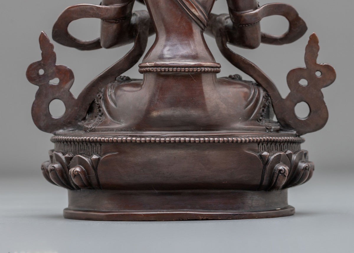 Vajradhara Oxidized Copper Statue | The Primordial Buddha