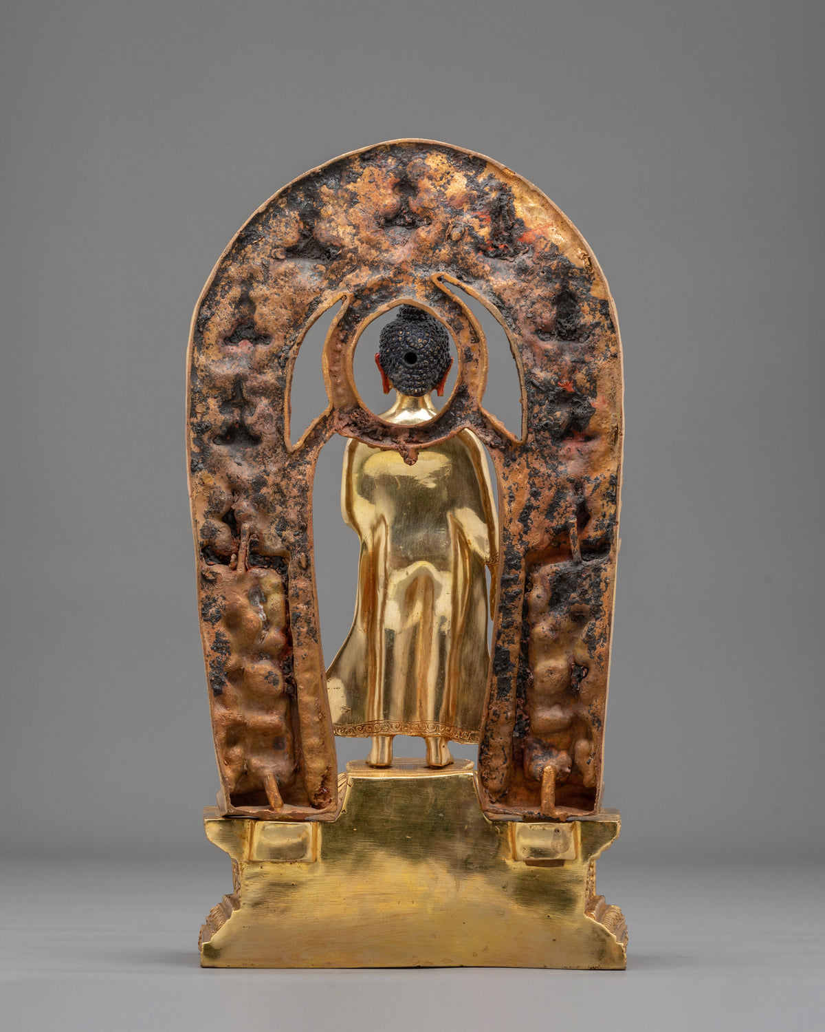 Dipankara Buddha Golden Sculpture | Sacred Meditation Statue