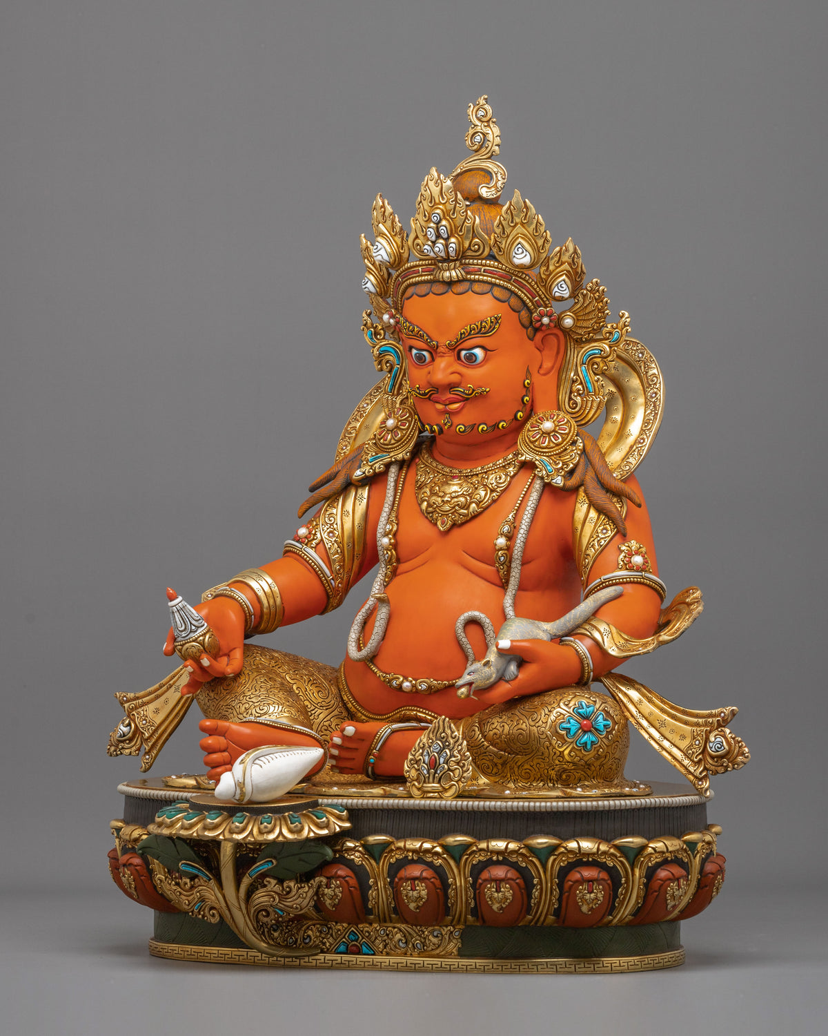 Dzambhala Statue | Handmade Guardian of Wealth
