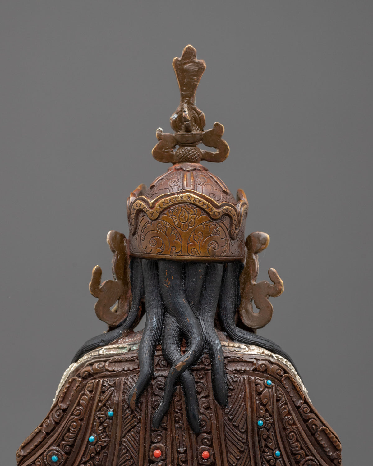 Guru Rinpoche Handmade Copper Sculpture