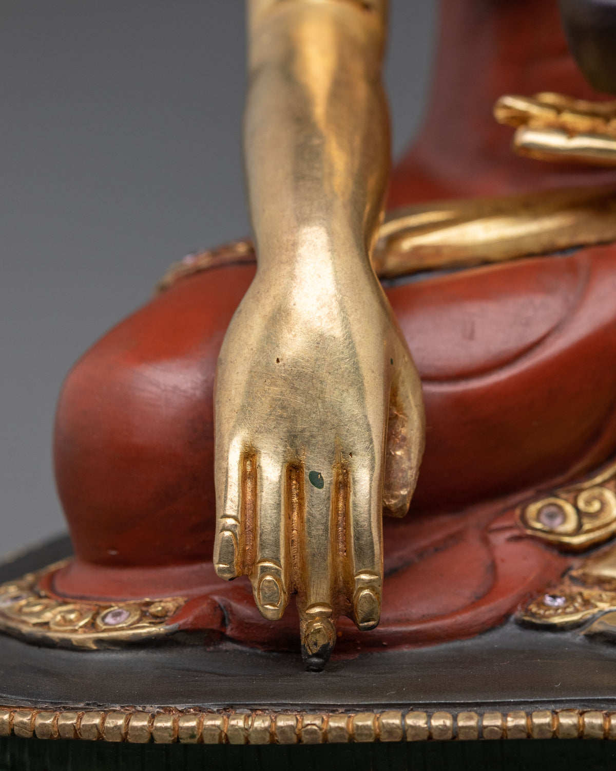 Shakyamuni Buddha 24K Gold Coated Figurine