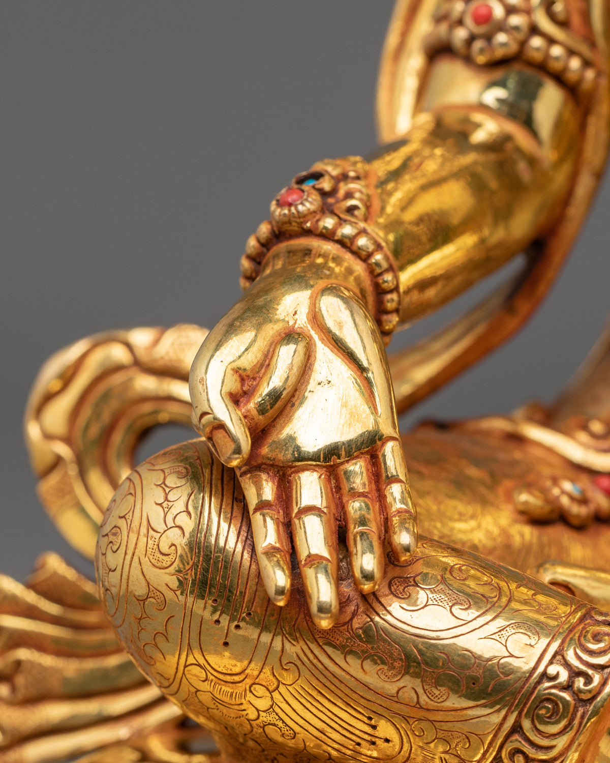 Green Tara Statue | Himalayan Buddhist Elegance