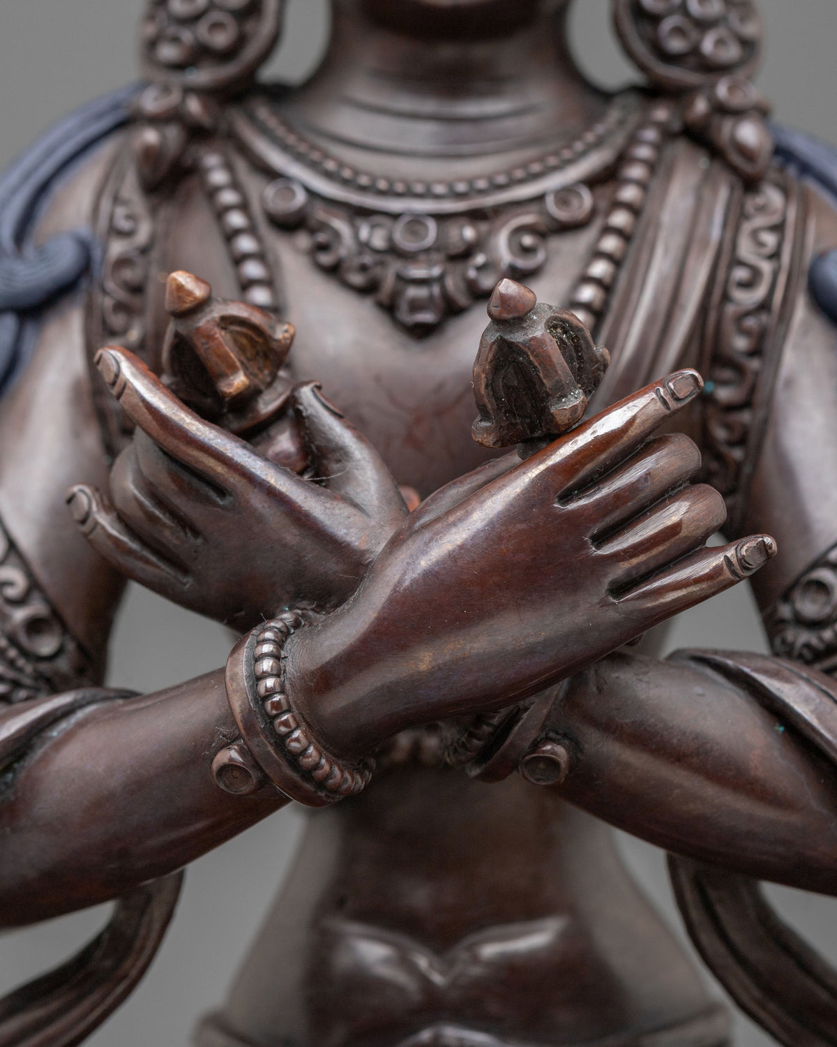 Vajradhara Oxidized Copper Statue | The Primordial Buddha