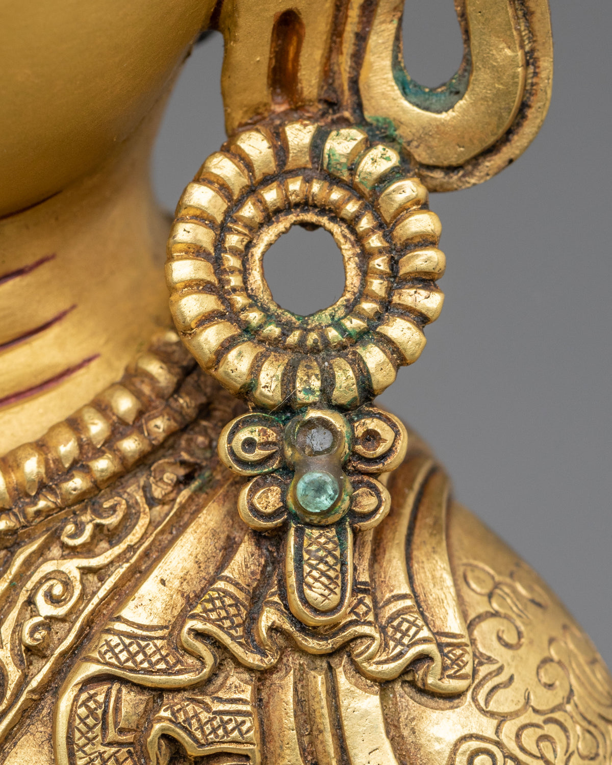 Three Buddhas Harmony of Wisdom Statue Set | Sacred Buddhist Art