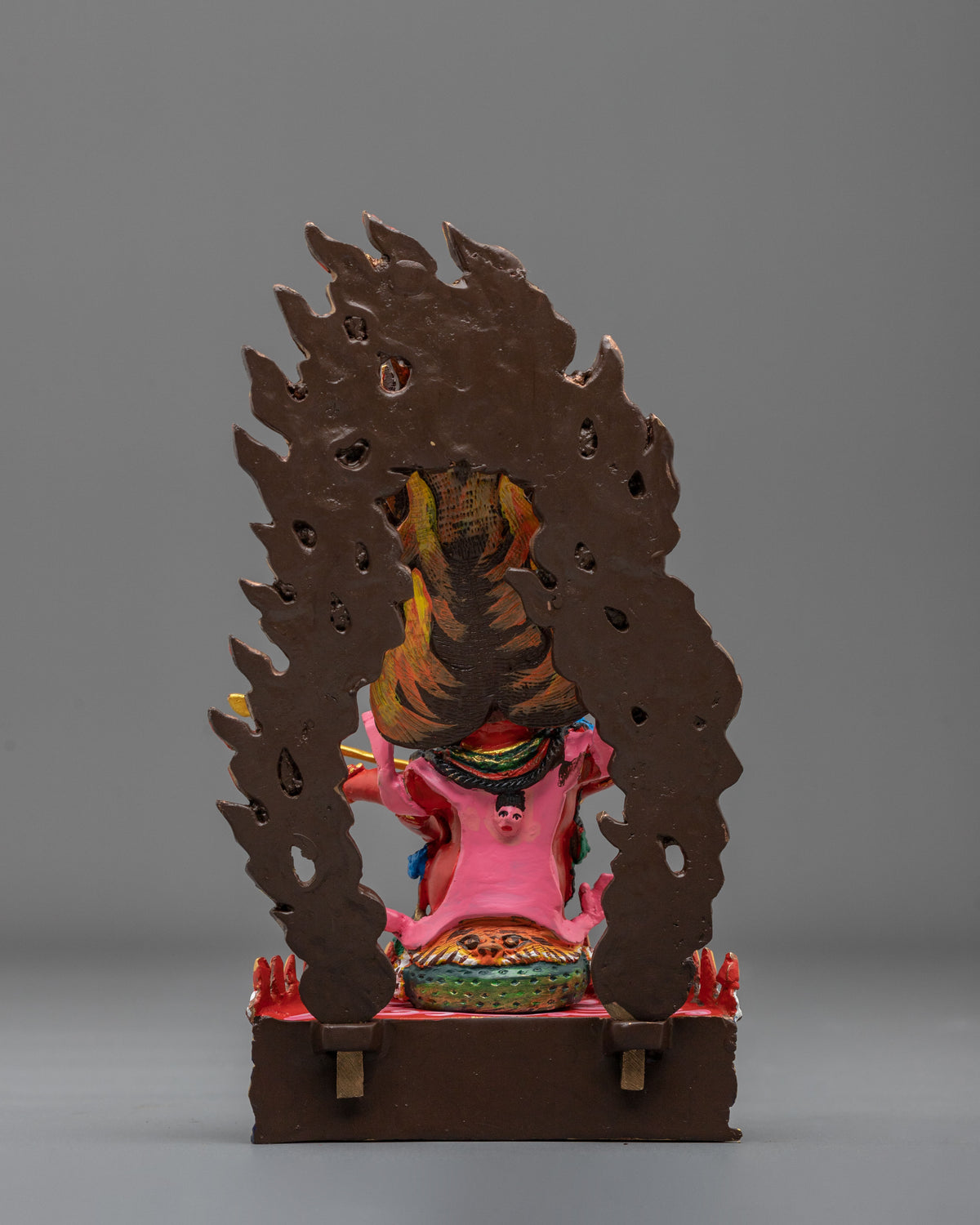 Rahula Spiritual Copper Sculpture:  Nyingma Dharmapala