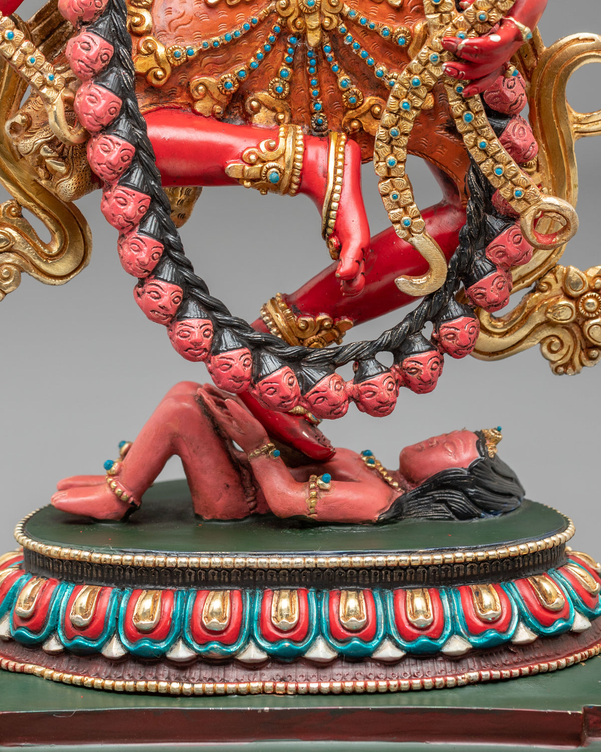 Kurukulla Statue | Gemstone Adorned Figurine