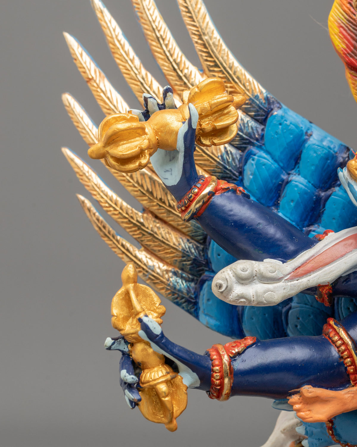 Vajrakilaya Copper Figurine |  Deity of Purification and Protection