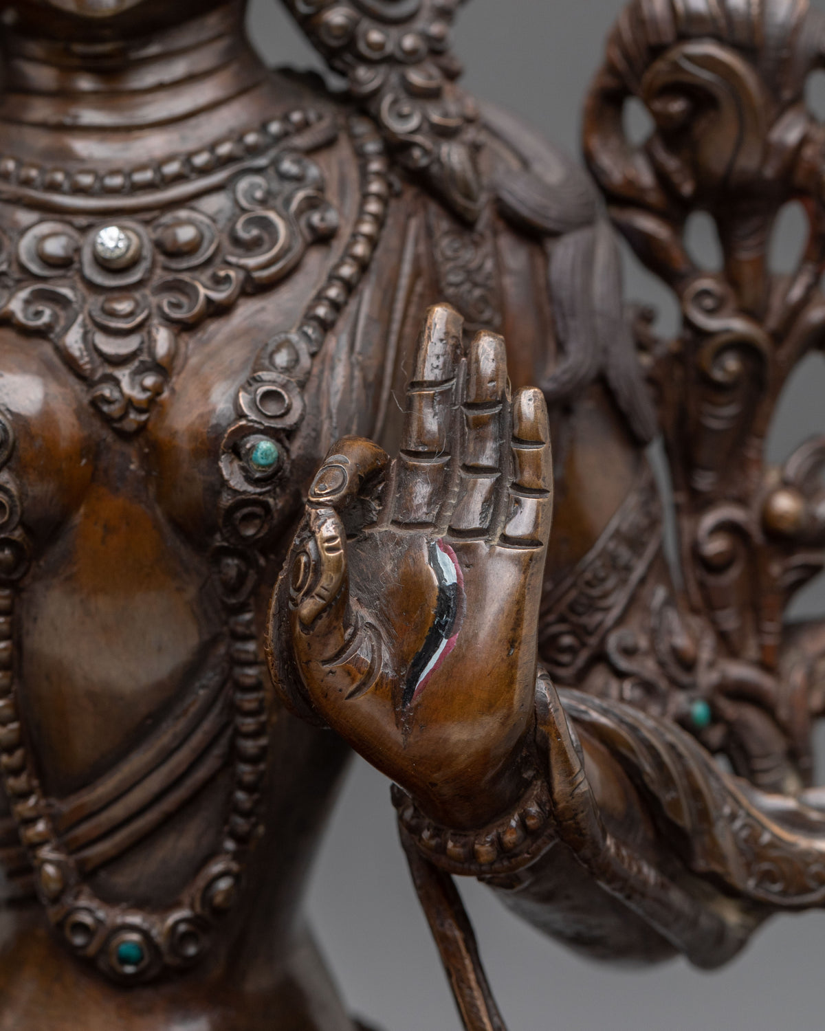 White Tara Vajrayana Statue | Oxidized Buddhist Sculpture