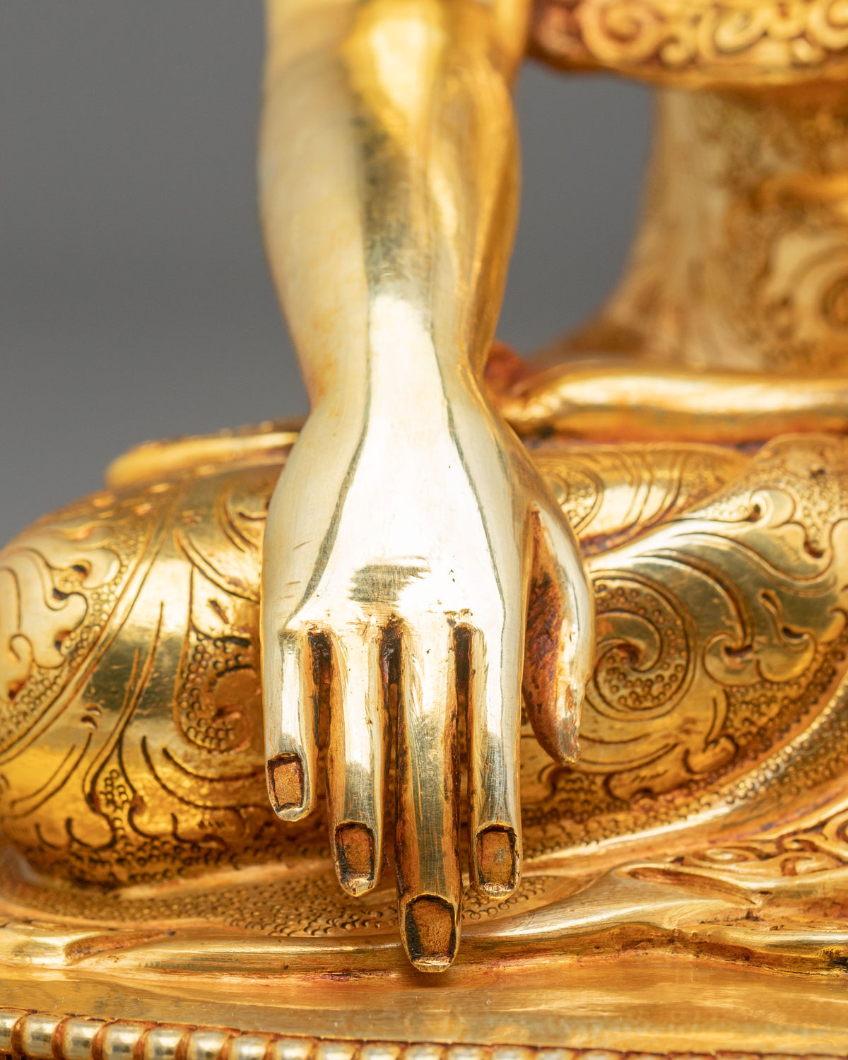 Shakyamuni Buddha Serene Meditation Handmade Sculpture