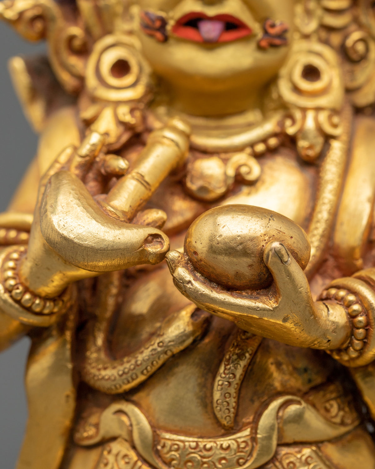 Wrathful Protector Mahakala Statue | Guardian Figurine