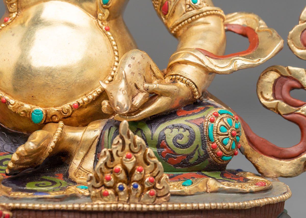 Handmade Dzambhala Sculpture | Deity of Wealth