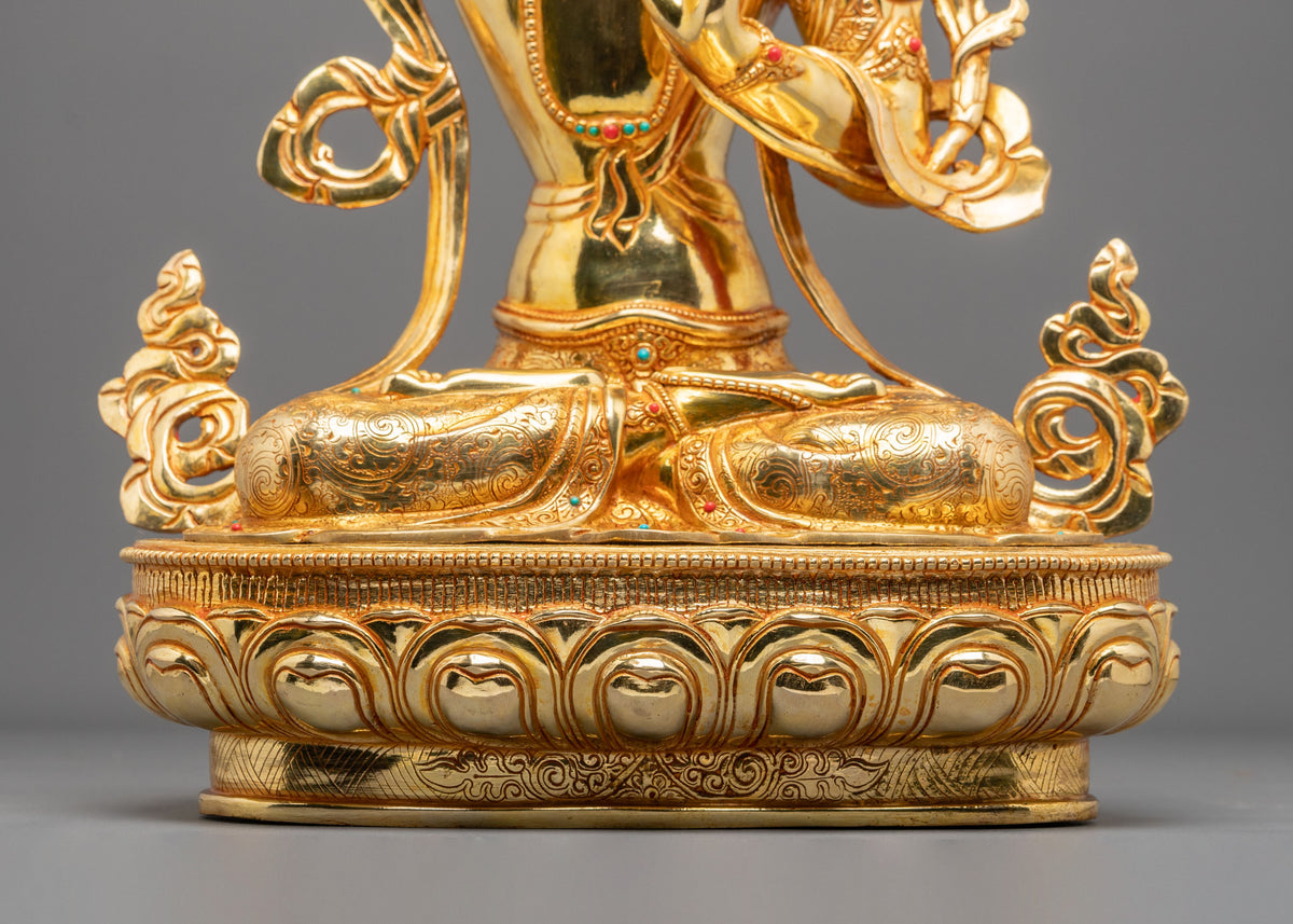Manjushri Sculpture | Buddhist Meditation and Dharma Statue