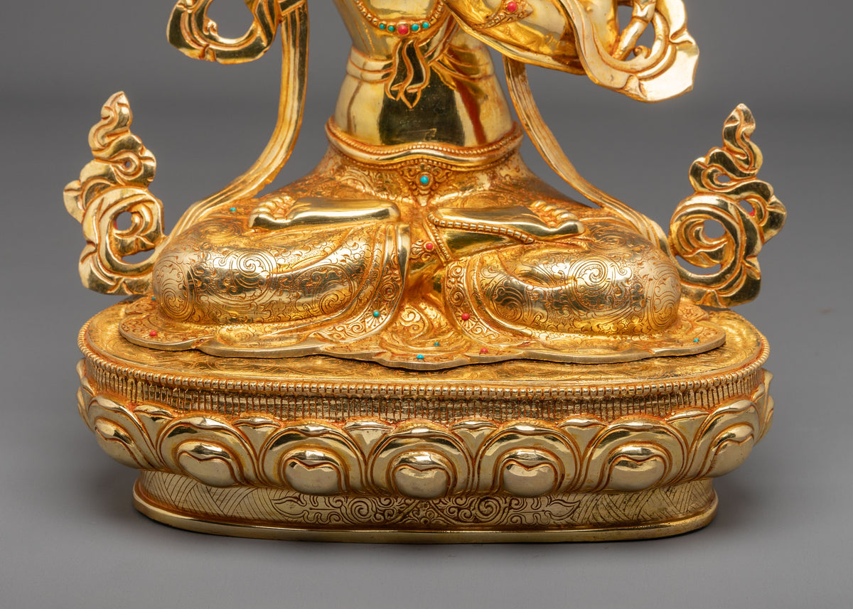 Manjushri Sculpture | Buddhist Meditation and Dharma Statue