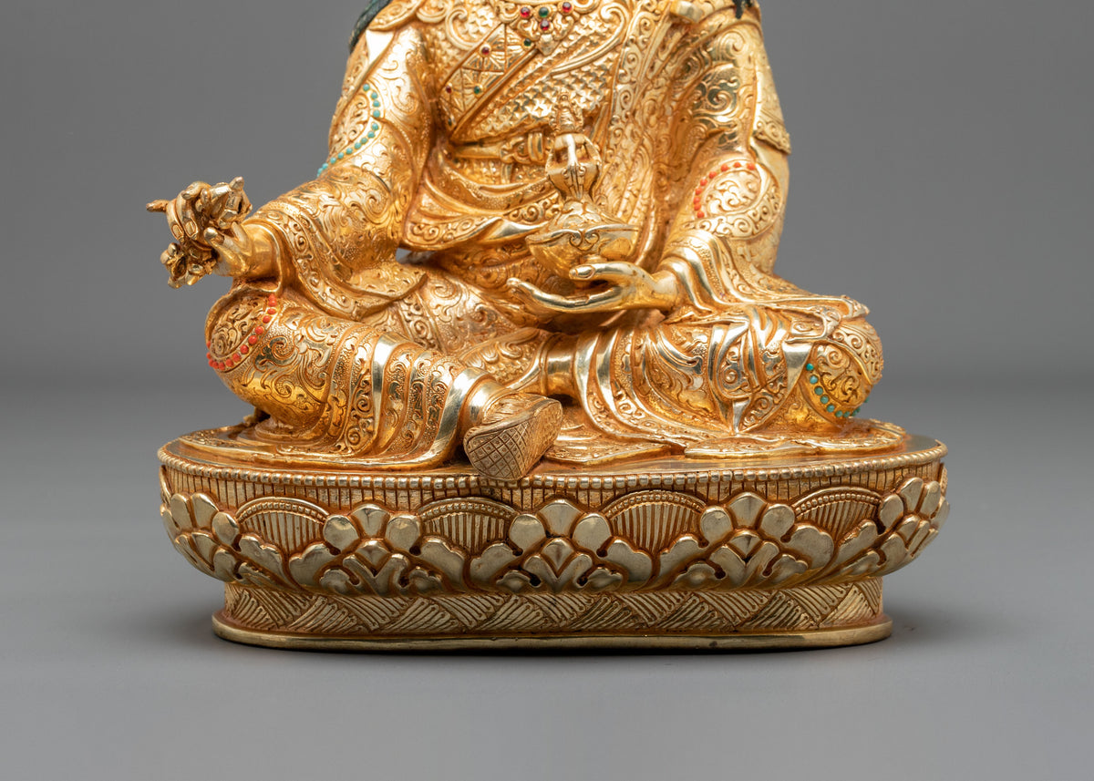 Guru Rinpoche Copper Statue | Lotus-Born Master of Vajrayana
