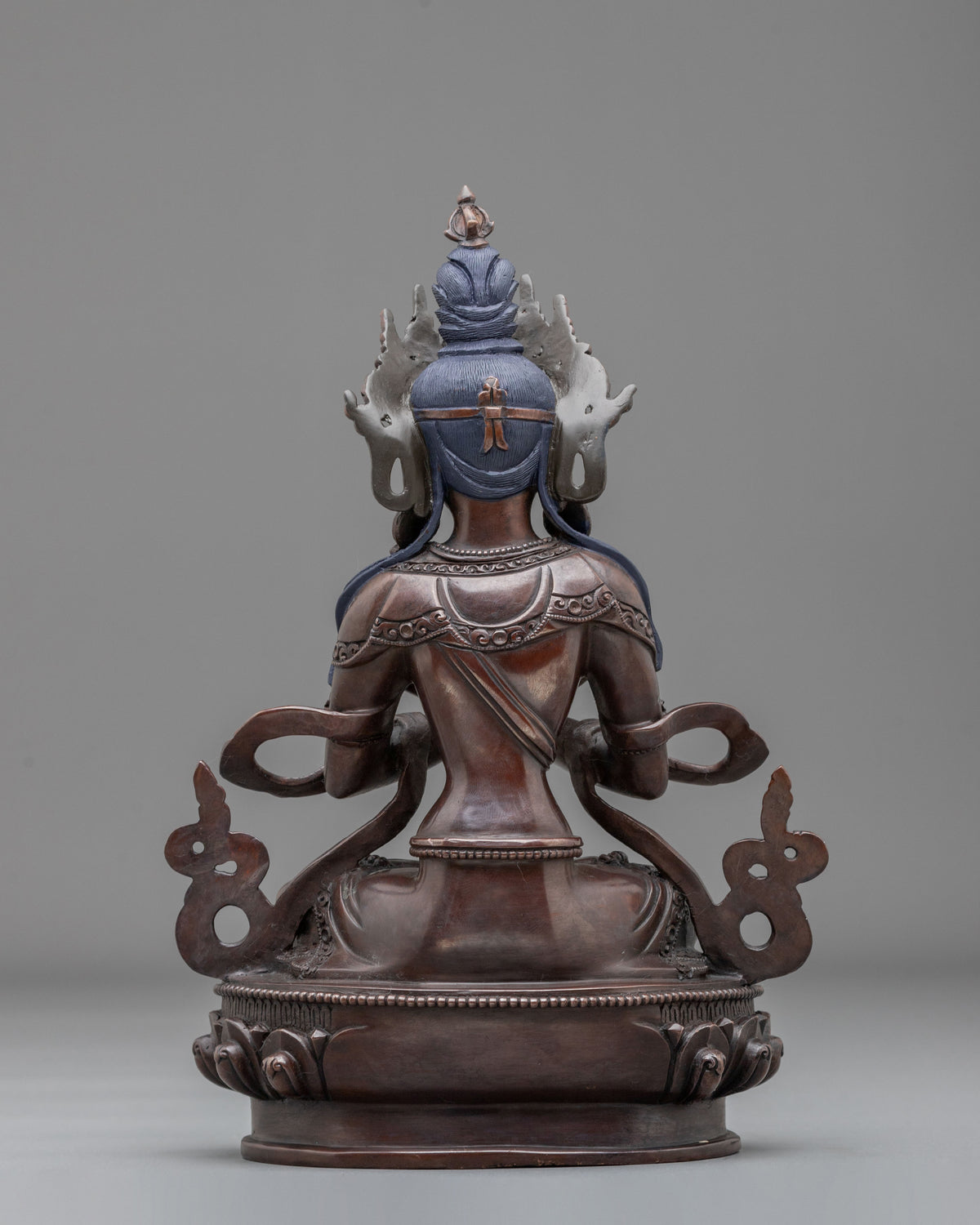 Vajradhara Oxidized Copper Statue | The Primordial Buddha