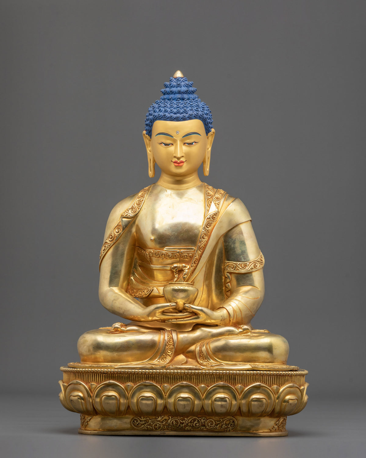 Hand Carved Amitabha Buddha Spiritual Statue