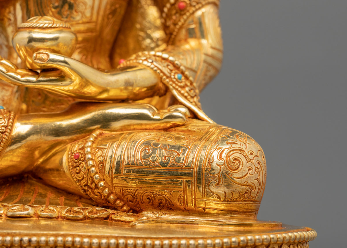Amoghasiddhi Buddha Statue | The Figurine of Victorious Accomplishment