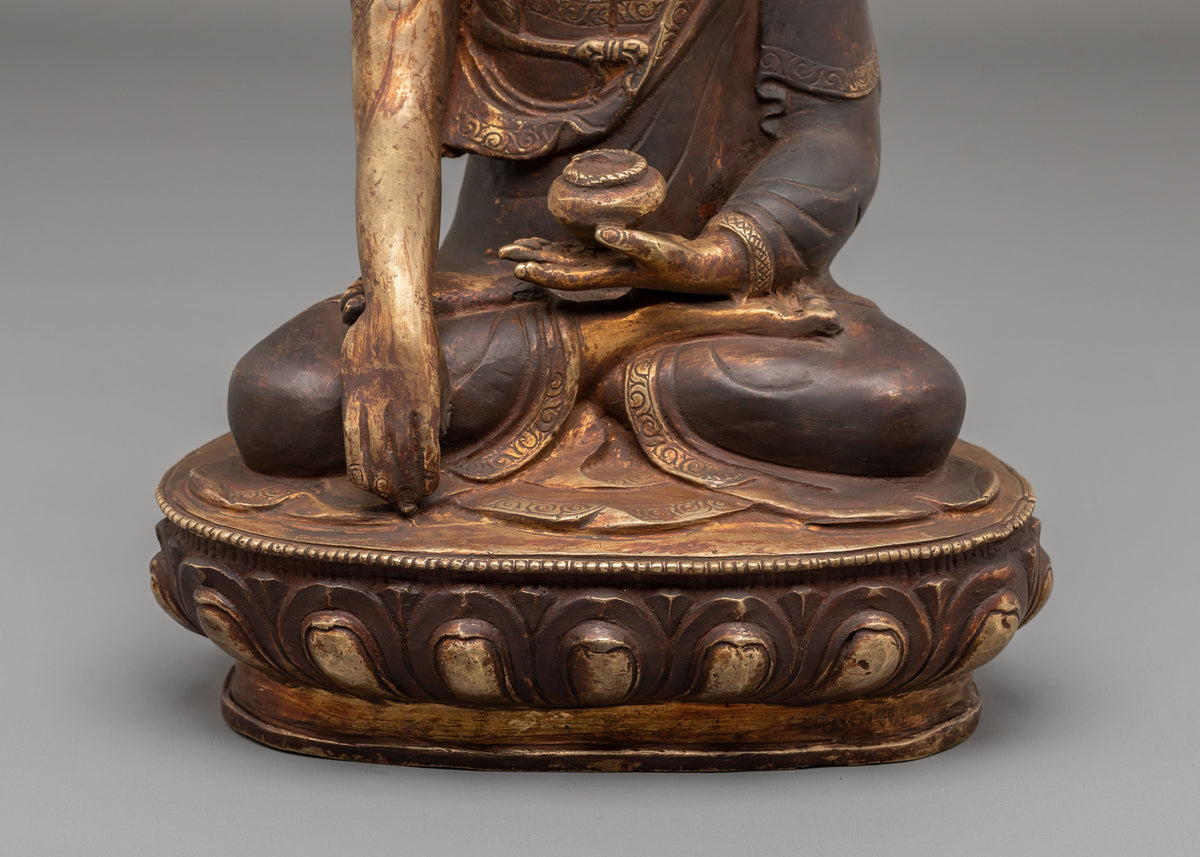 Handmade Shakyamuni Buddha Meditation Statue