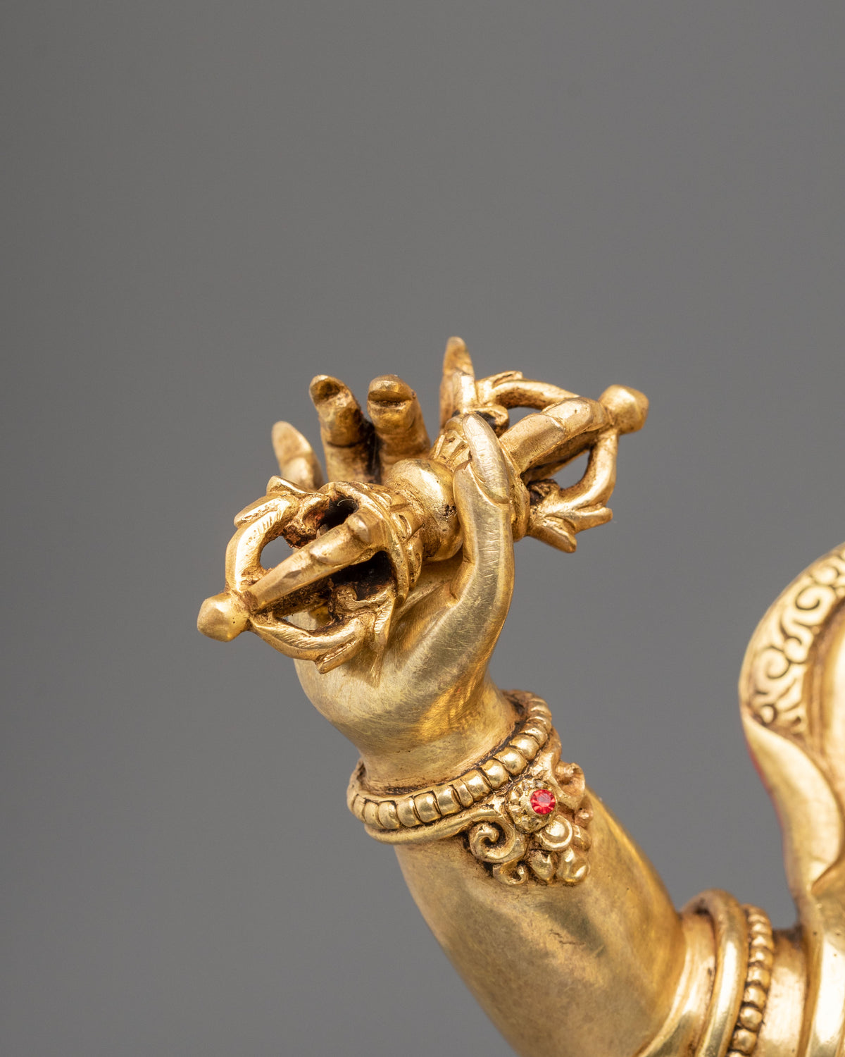 Vajrapani Bodhisattva: Wrathful Wisdom Deity Statue