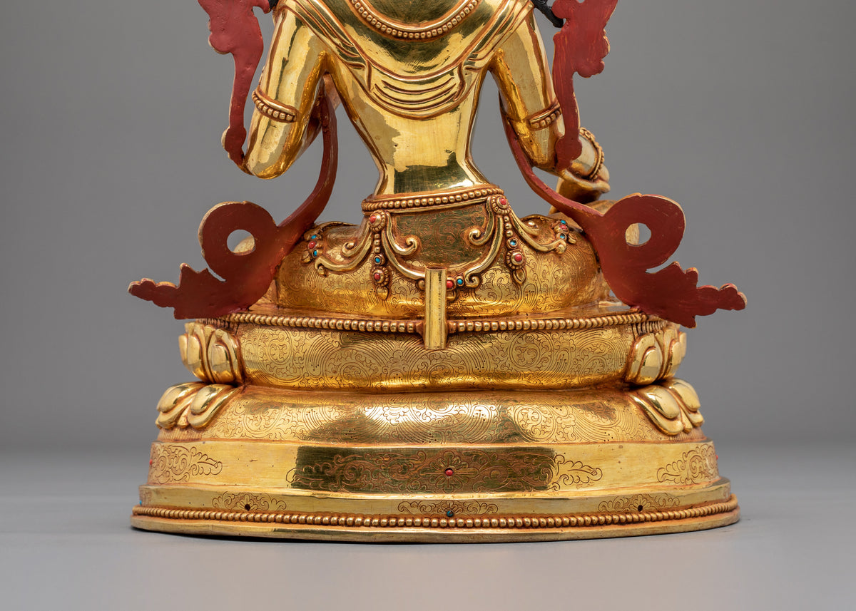 Green Tara Statue | Himalayan Buddhist Elegance
