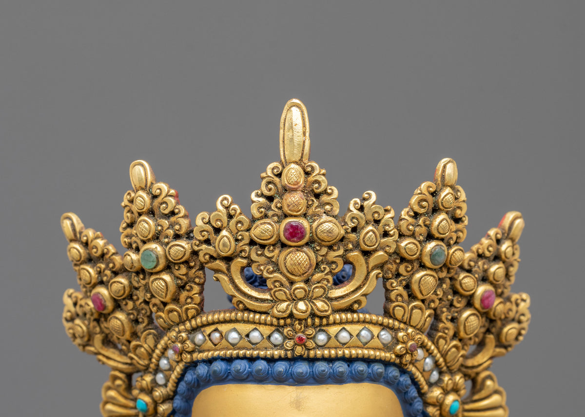 Crown Amogasiddhi Statue | Buddha of Fearless Accomplishment