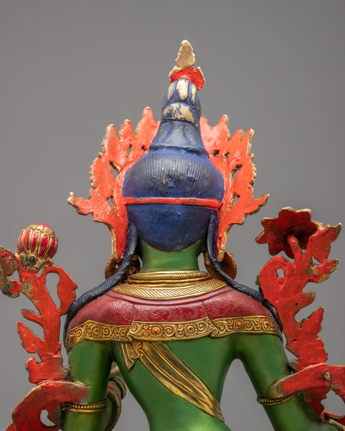 Goddess Green Tara 24K Gold Coated Sculpture