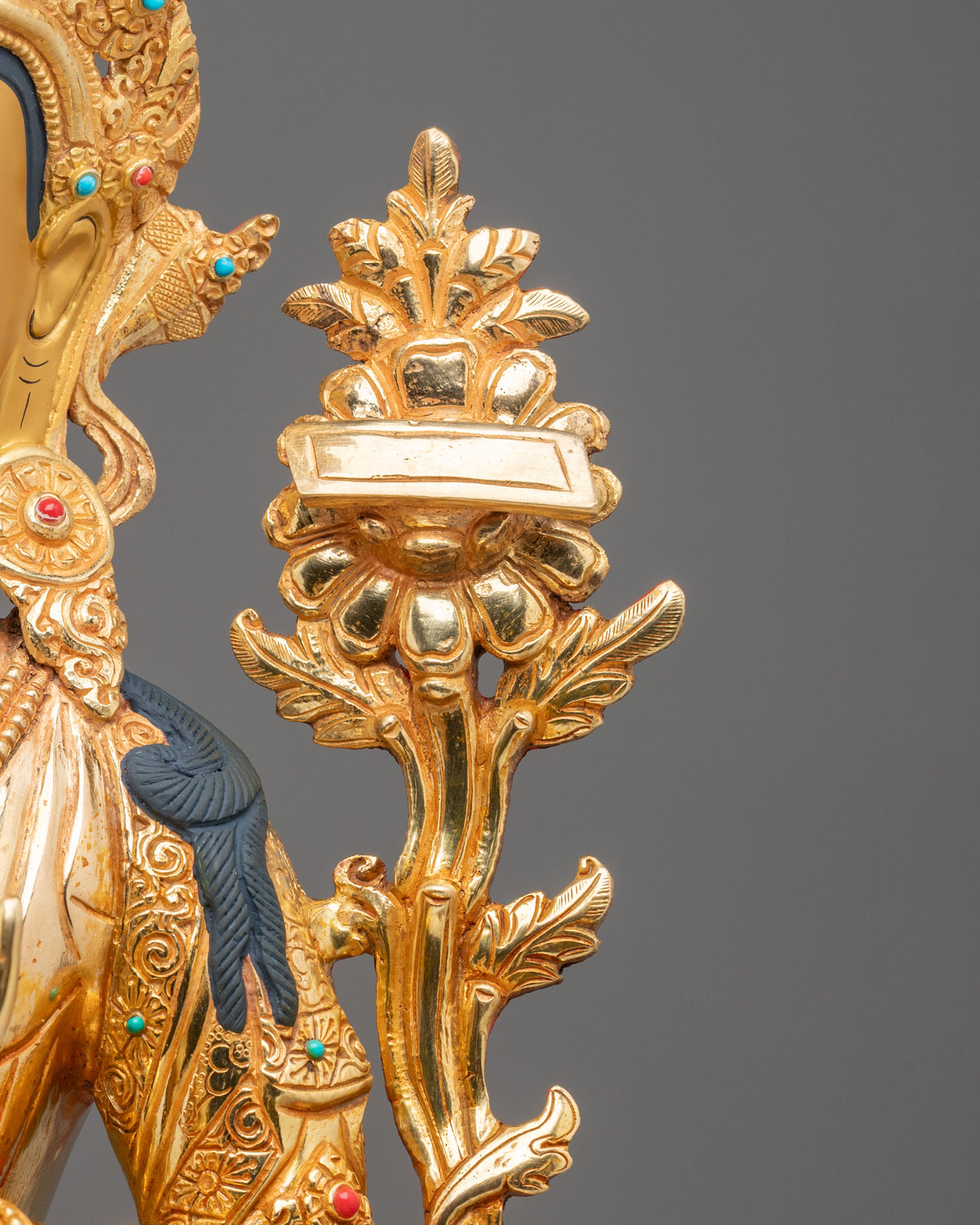 Manjushri Sculpture | Buddhist Meditation and Dharma Statue