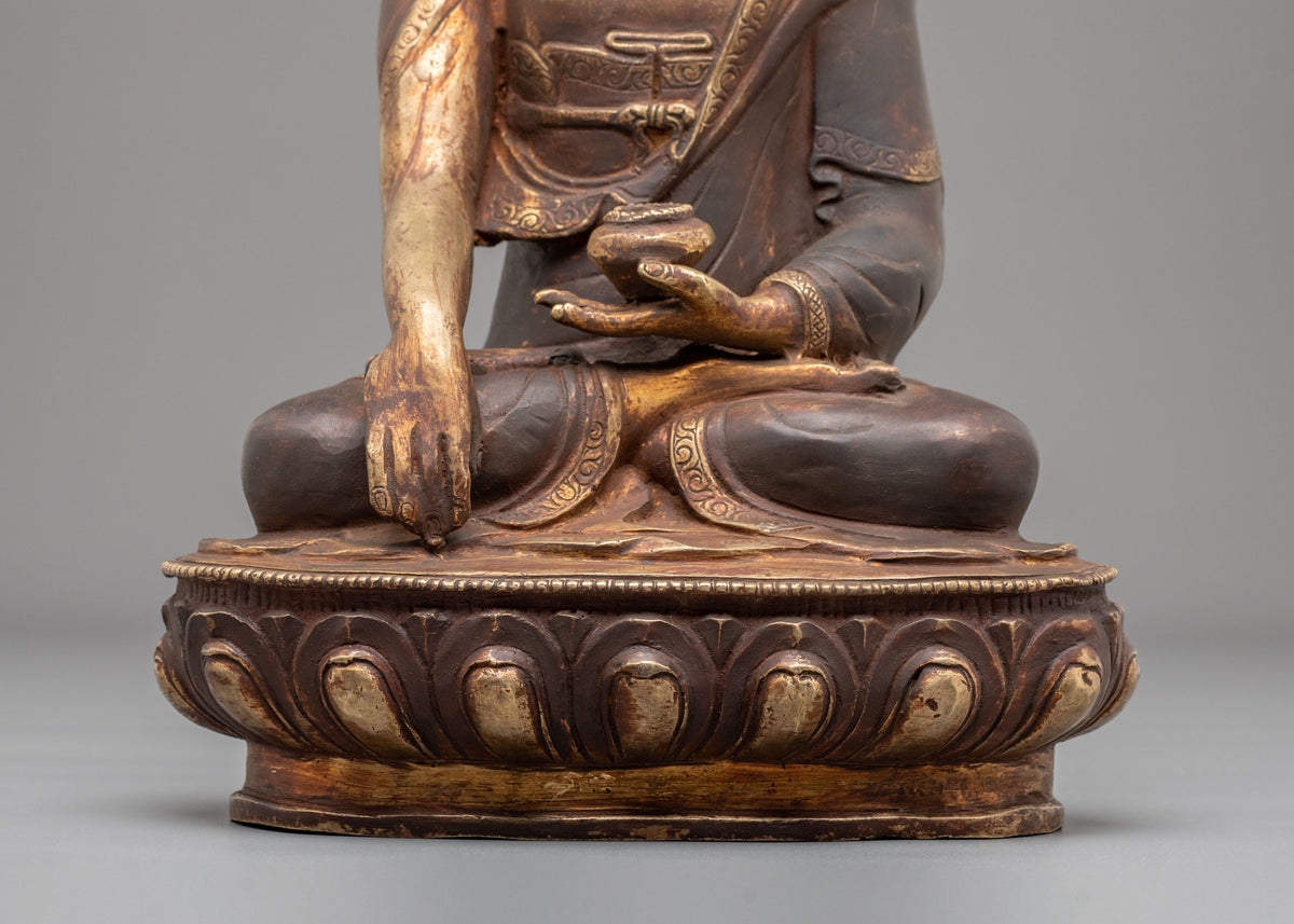 Handmade Shakyamuni Buddha Meditation Statue
