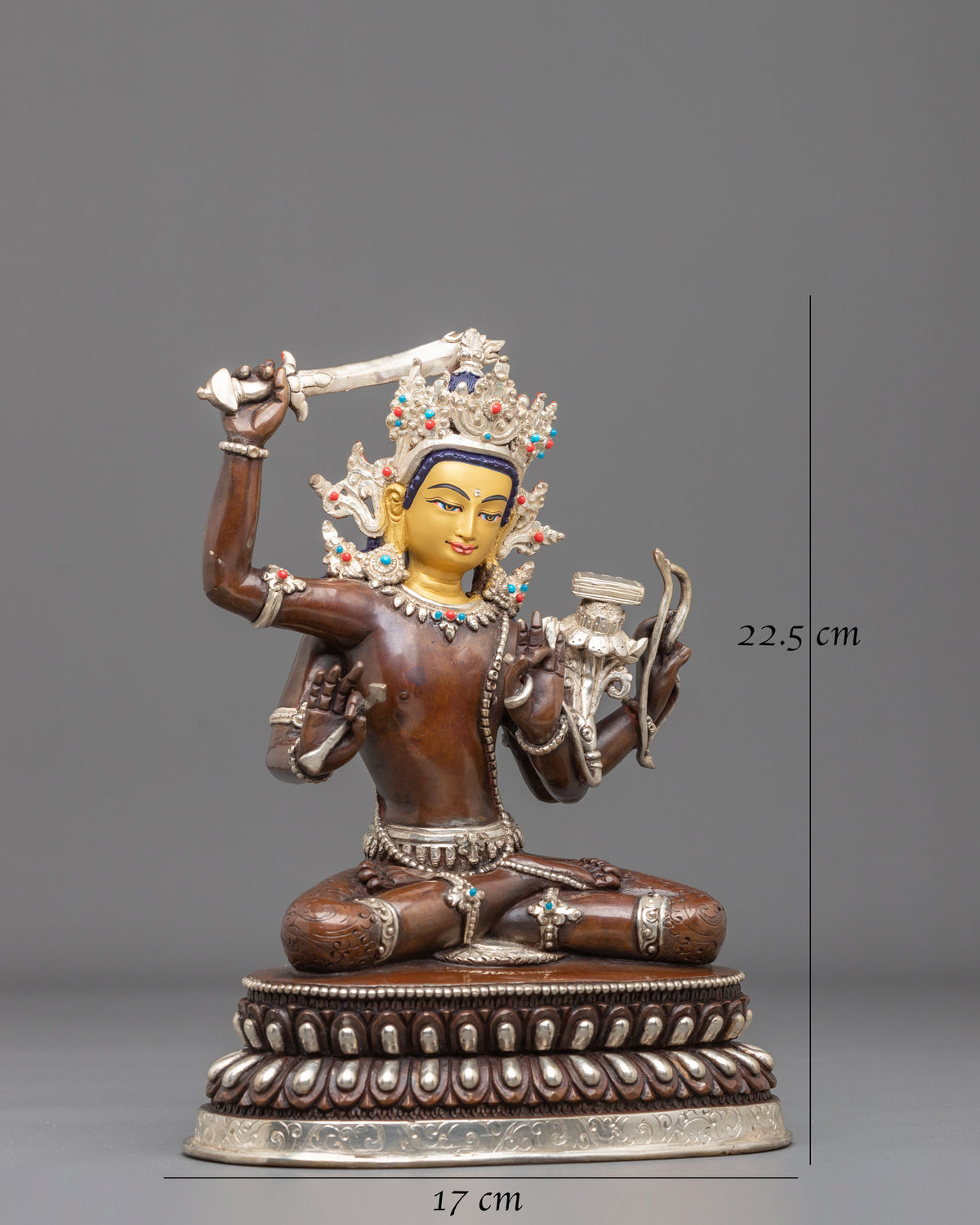 Maha Manjushri Statue | Guardian of Supreme Wisdom and Clear Insight