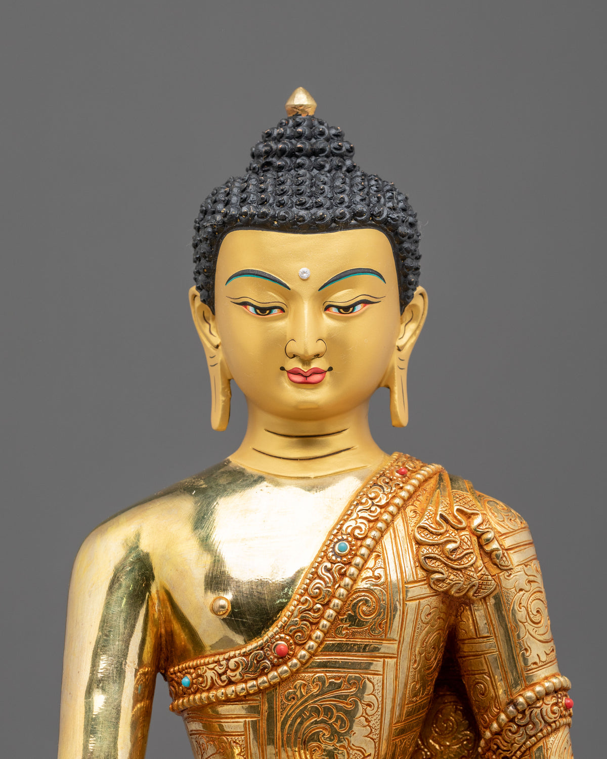 Handmade Shakyamuni Buddha Copper Statue